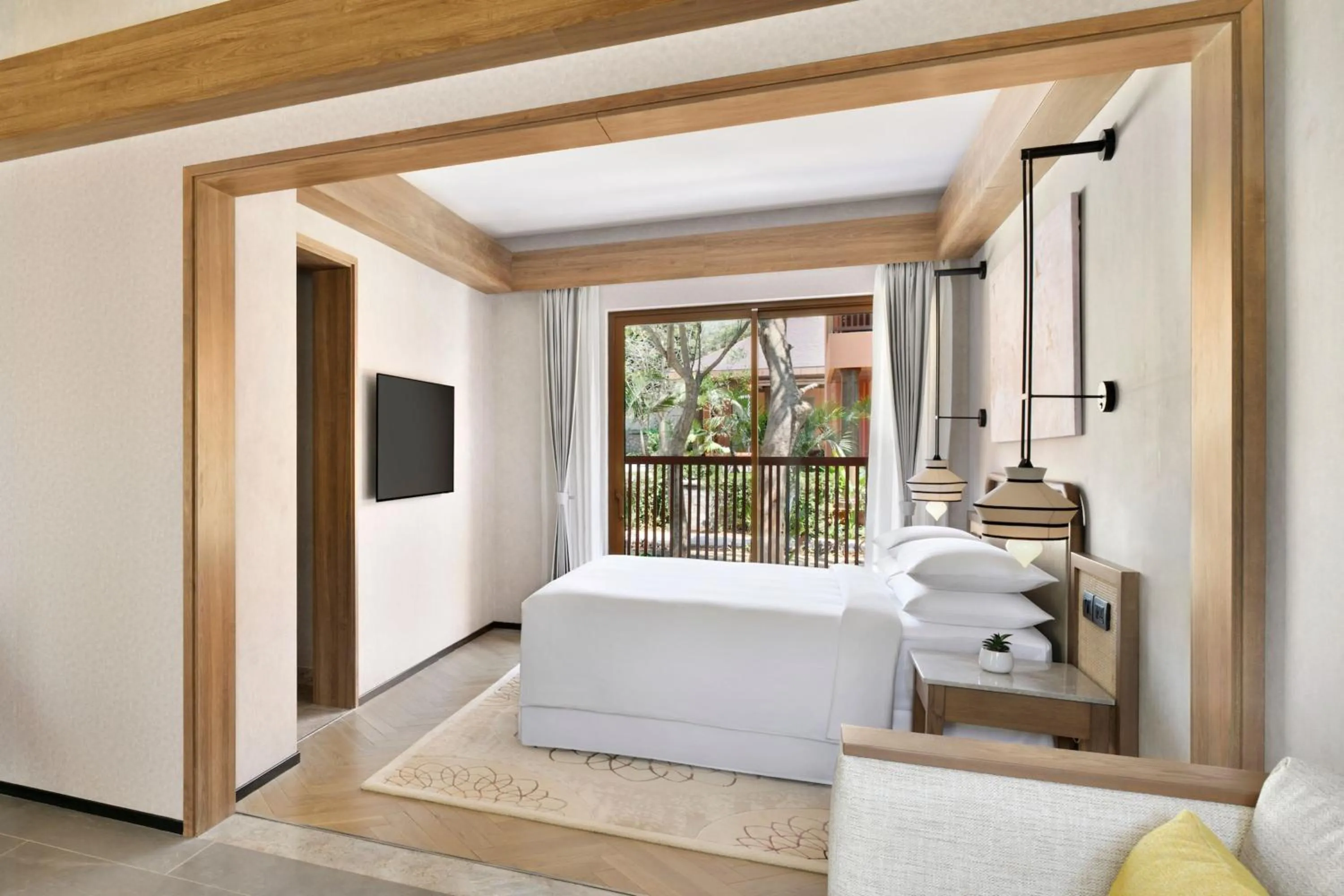 Bedroom in Mulberry Shades Bengaluru Nandi Hills - a Tribute Portfolio Resort