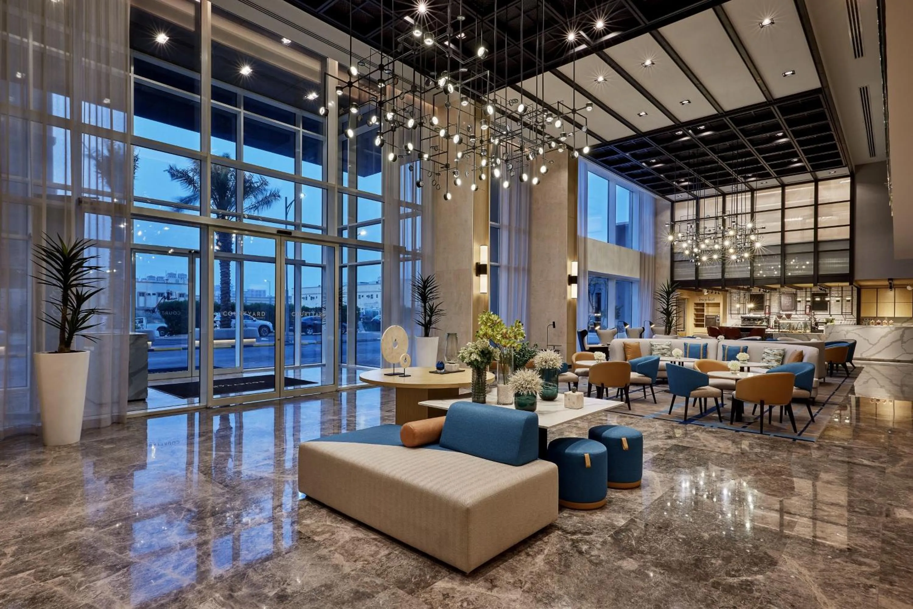 Lobby or reception in Courtyard by Marriott Jubail