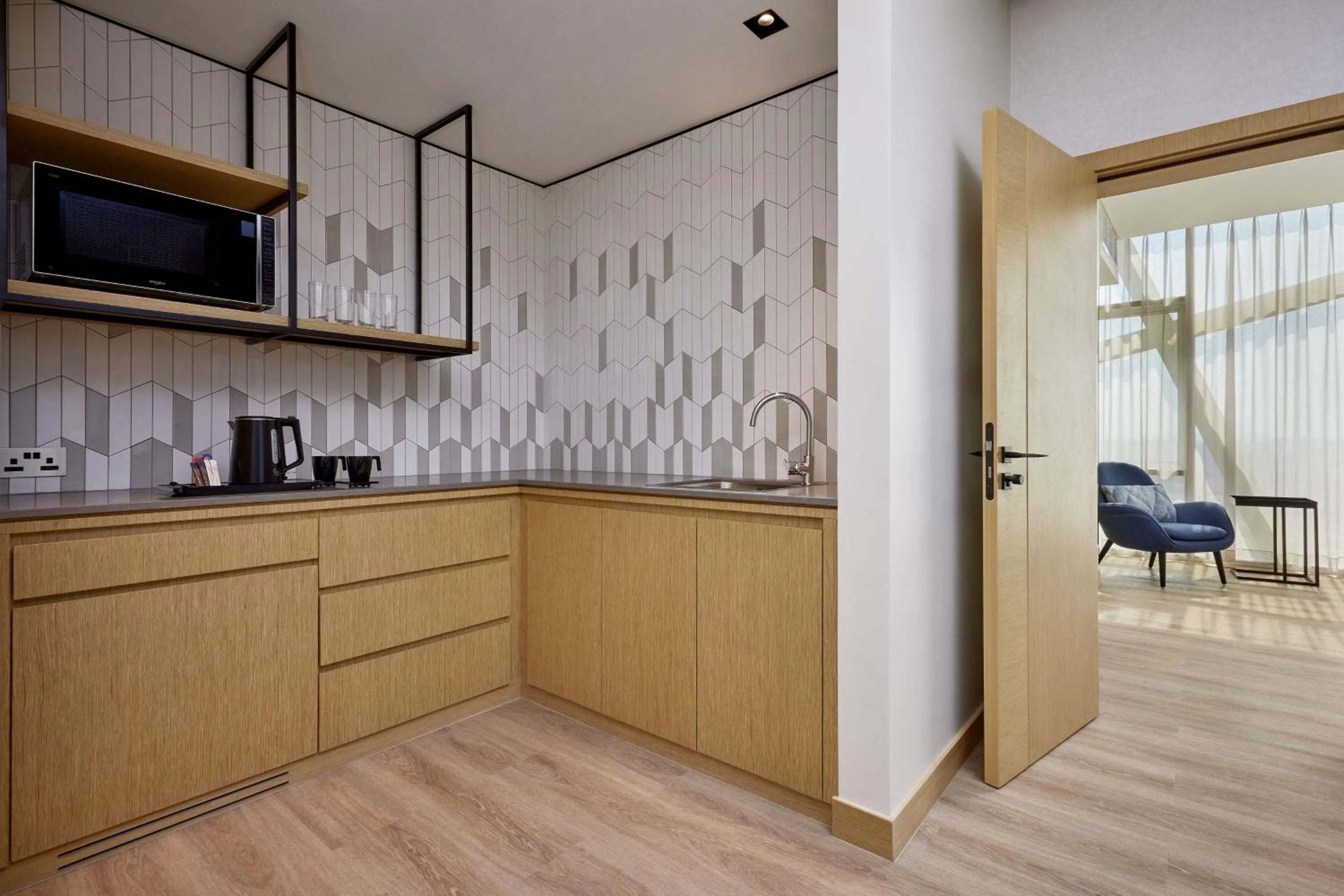 Kitchen or kitchenette in Courtyard by Marriott Jubail