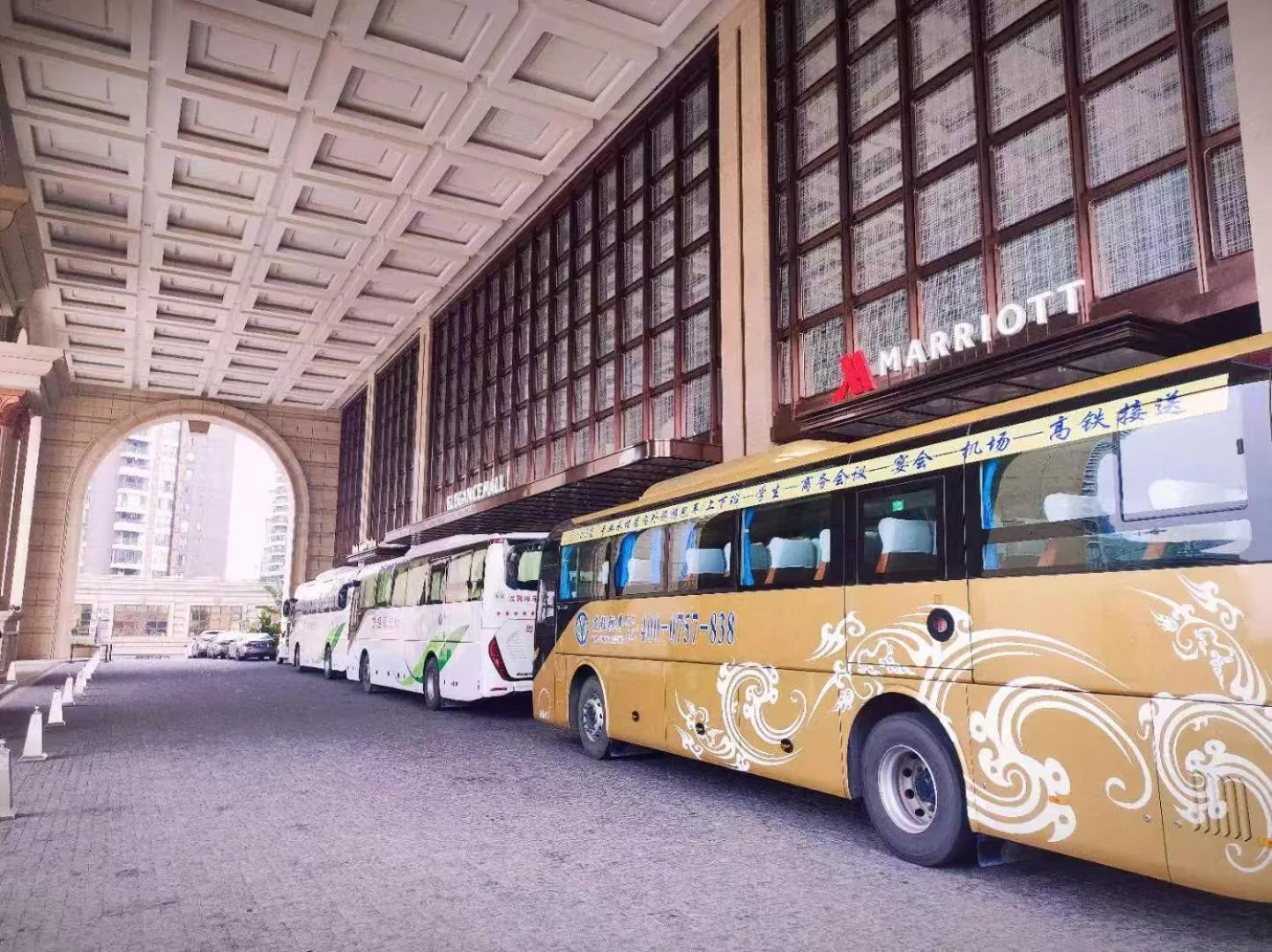 shuttle in Foshan Marriott Hotel
