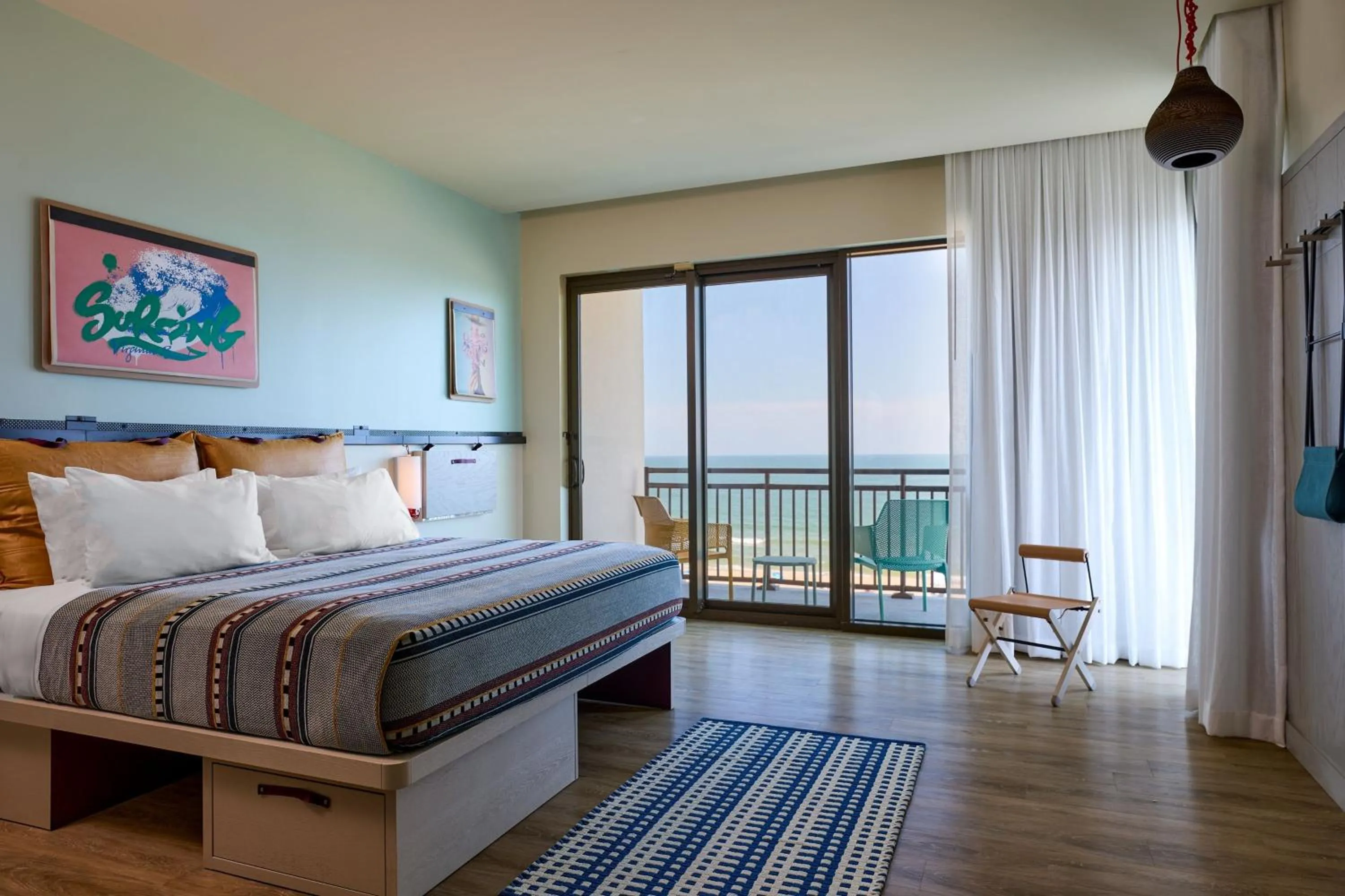 Photo of the whole room, Bed in Moxy Virginia Beach Oceanfront