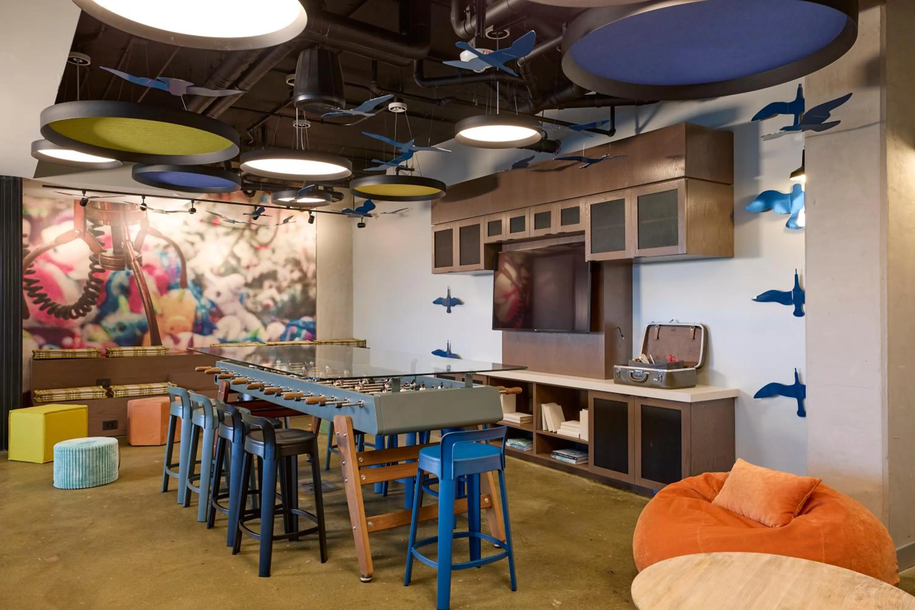 Game Room in Moxy Virginia Beach Oceanfront