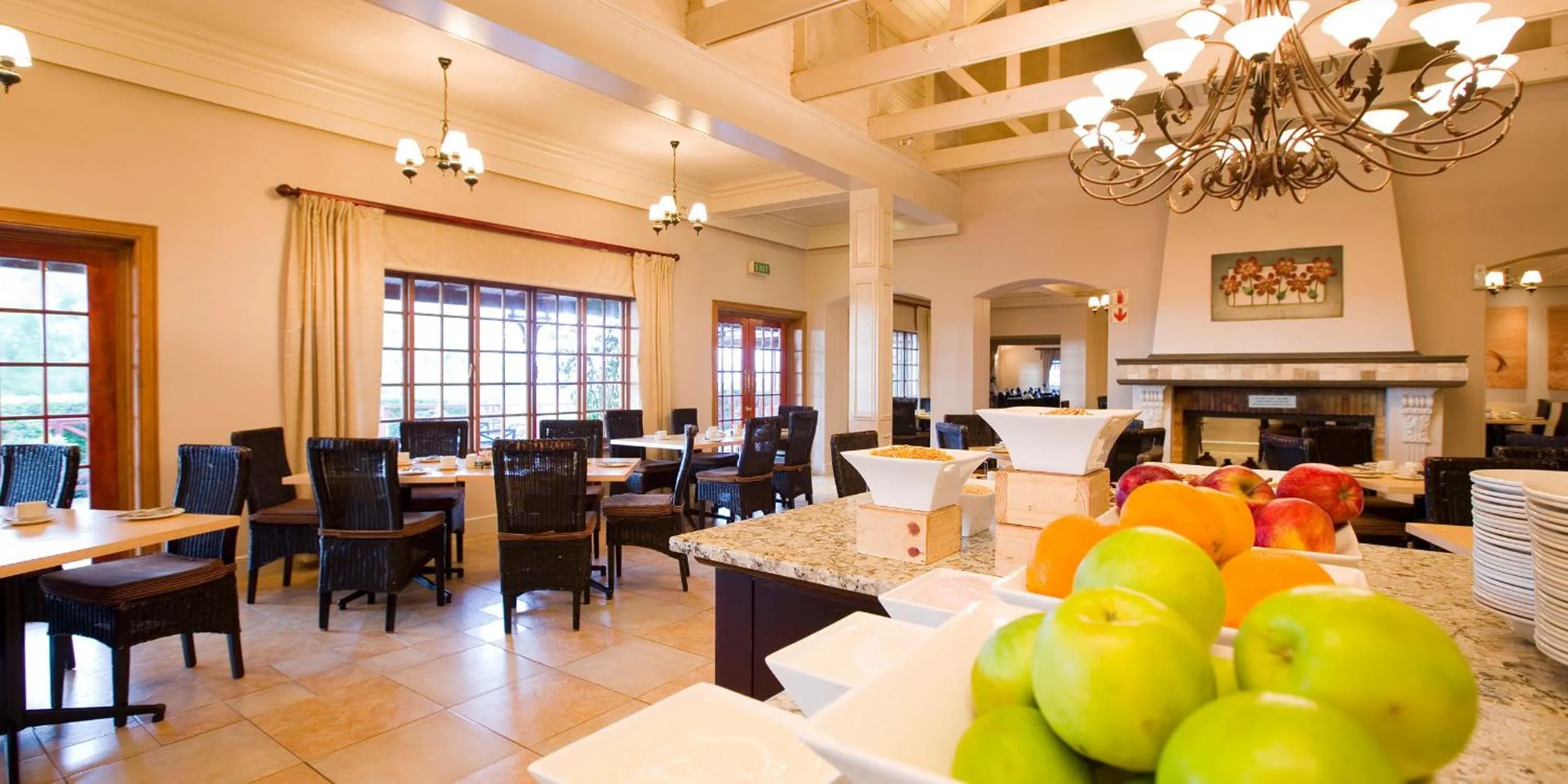 Restaurant/places to eat in The Caledon Hotel and Spa