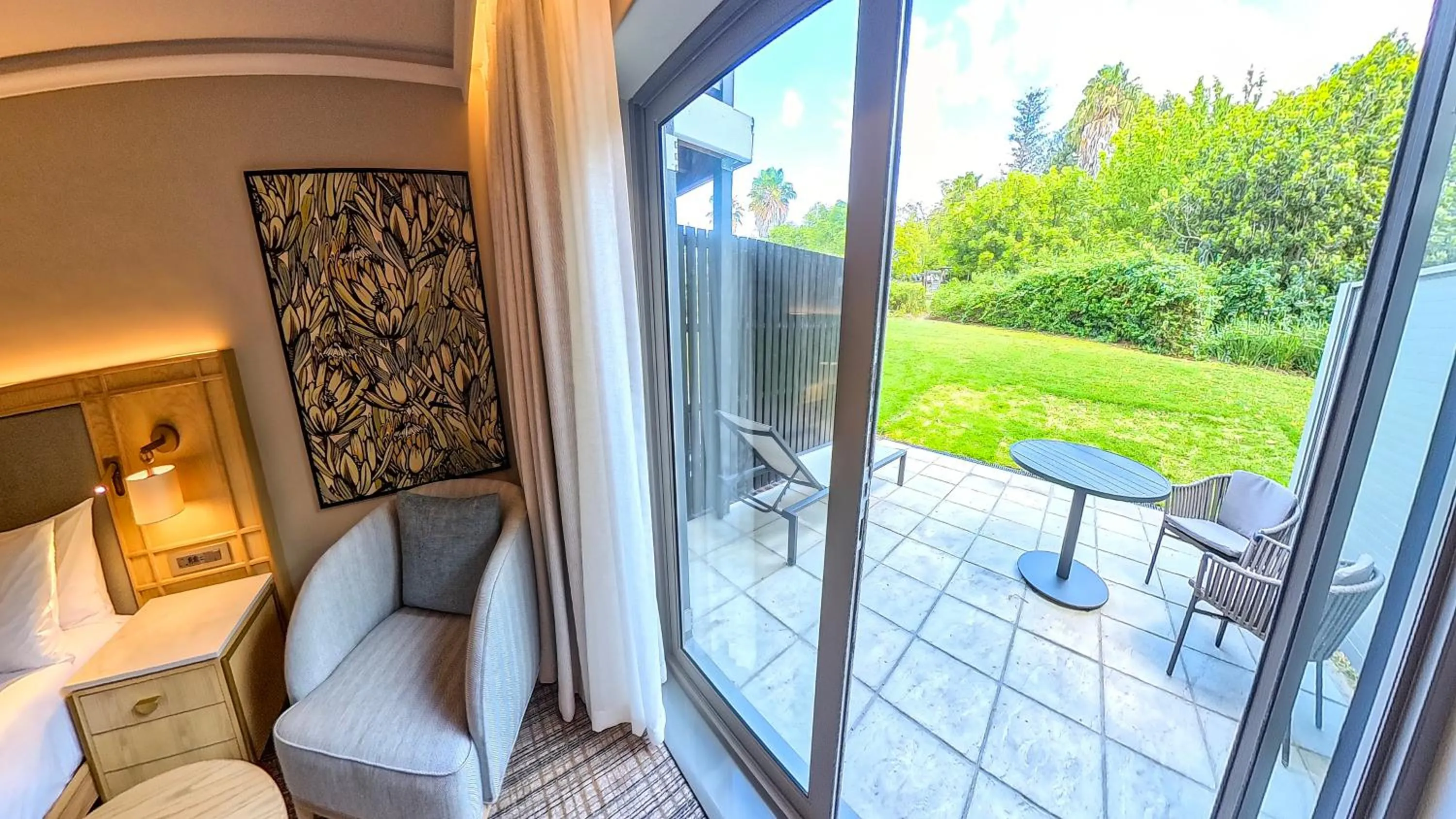 Patio in The Caledon Hotel and Spa