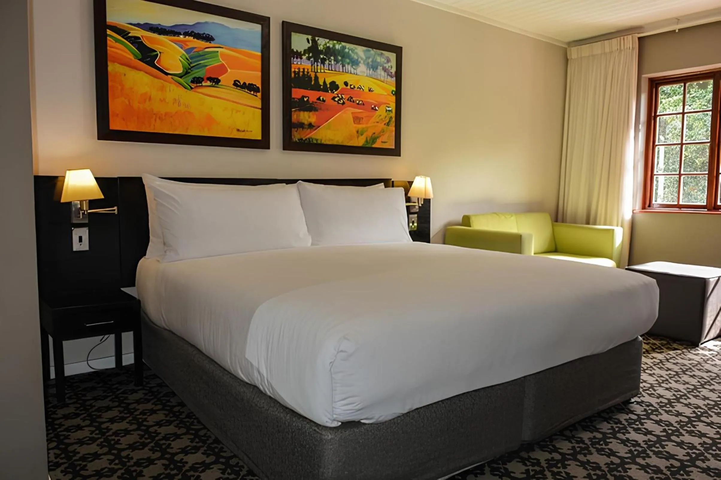 Garden, Bed in The Caledon Hotel and Spa