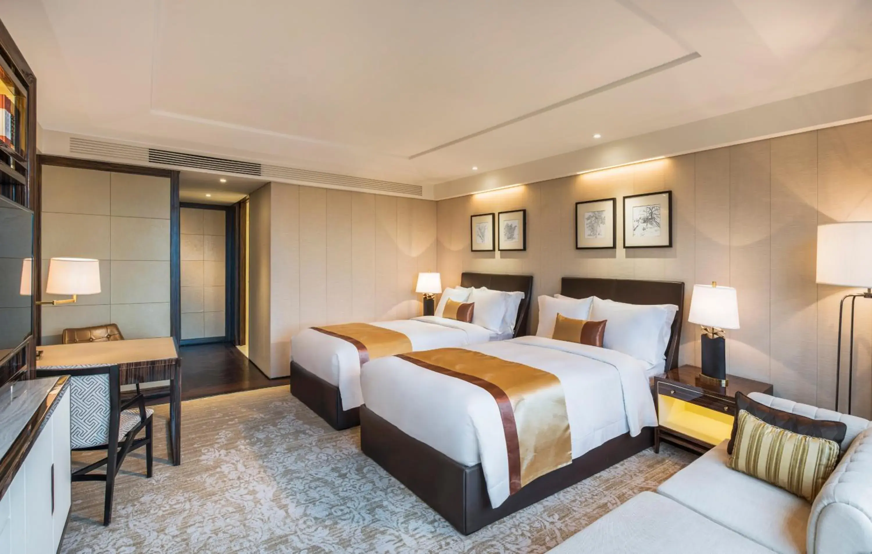 Deluxe Twin Room in The Grand Mansion Hotel,Nanjing Deluxe Twin Room in The Grand Mansion Hotel,Nanjing