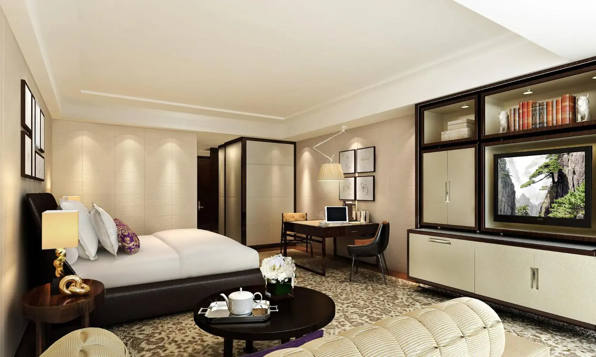 Deluxe King Room in The Grand Mansion Hotel,Nanjing Deluxe King Room in The Grand Mansion Hotel,Nanjing