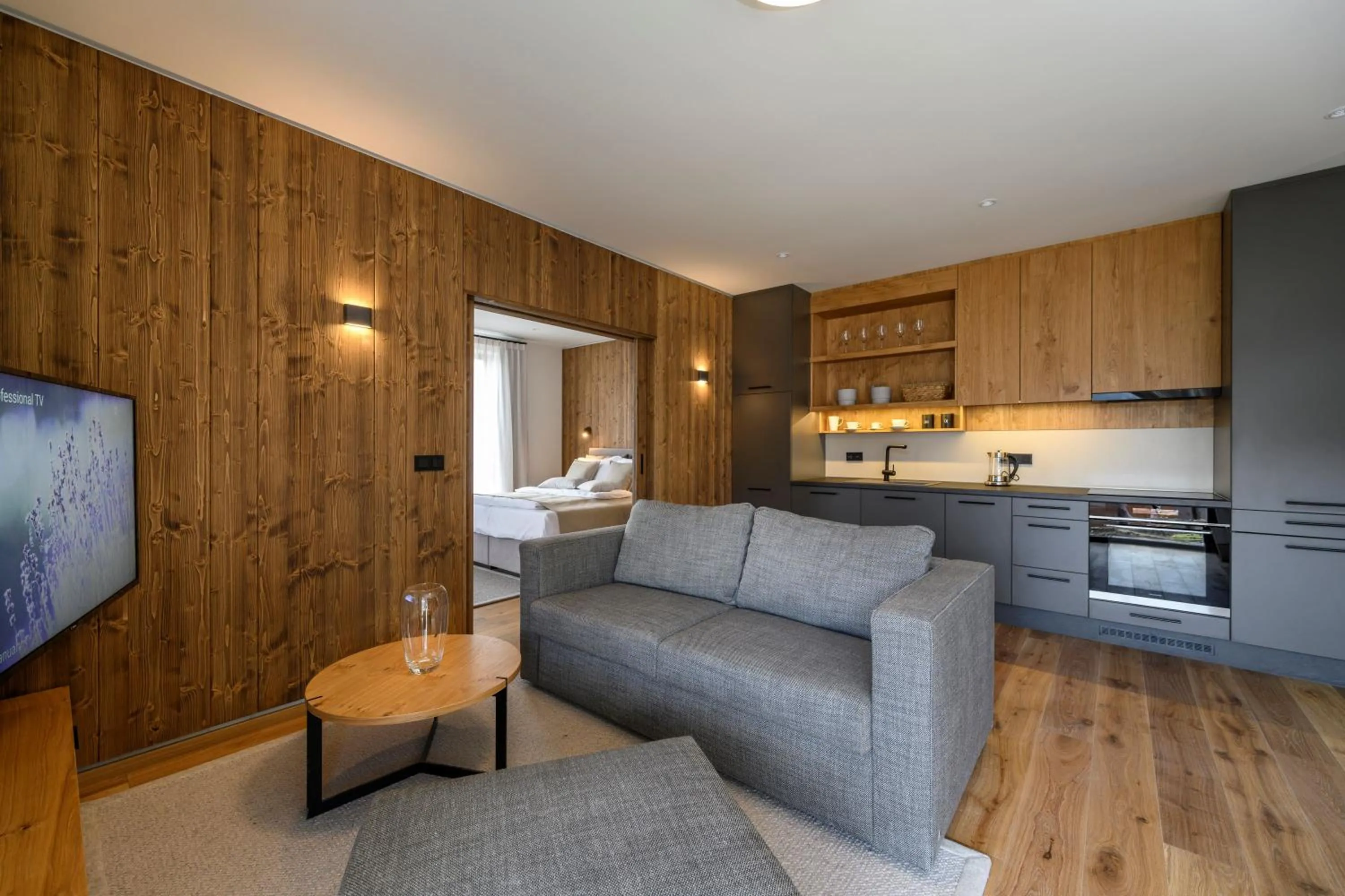 Kitchen or kitchenette in Aldrov Resort