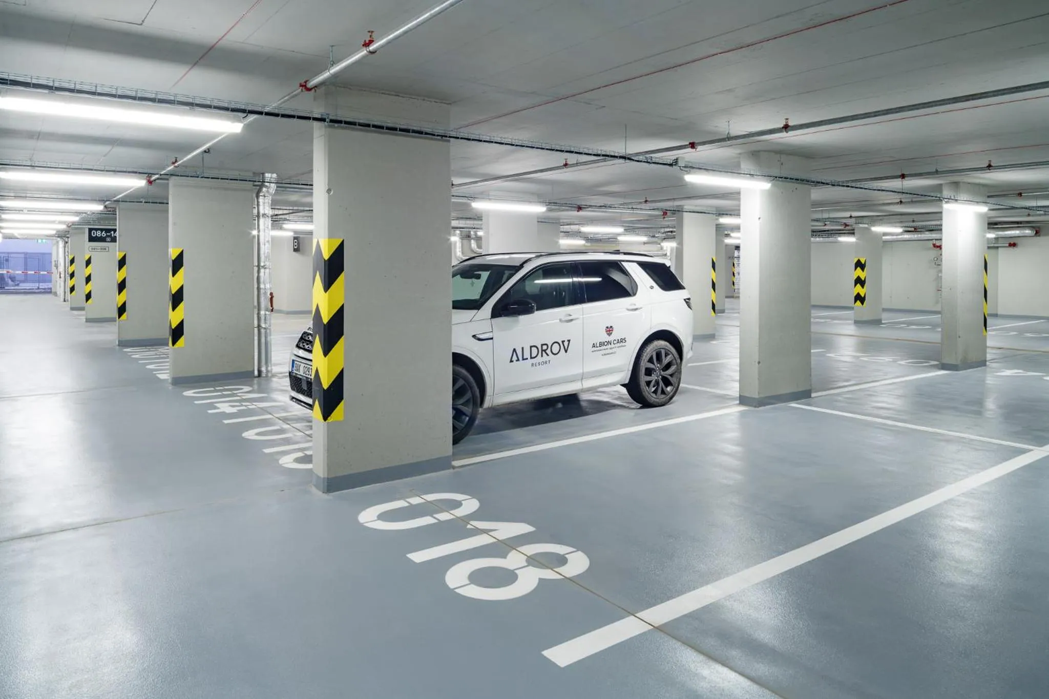 Parking in Aldrov Resort