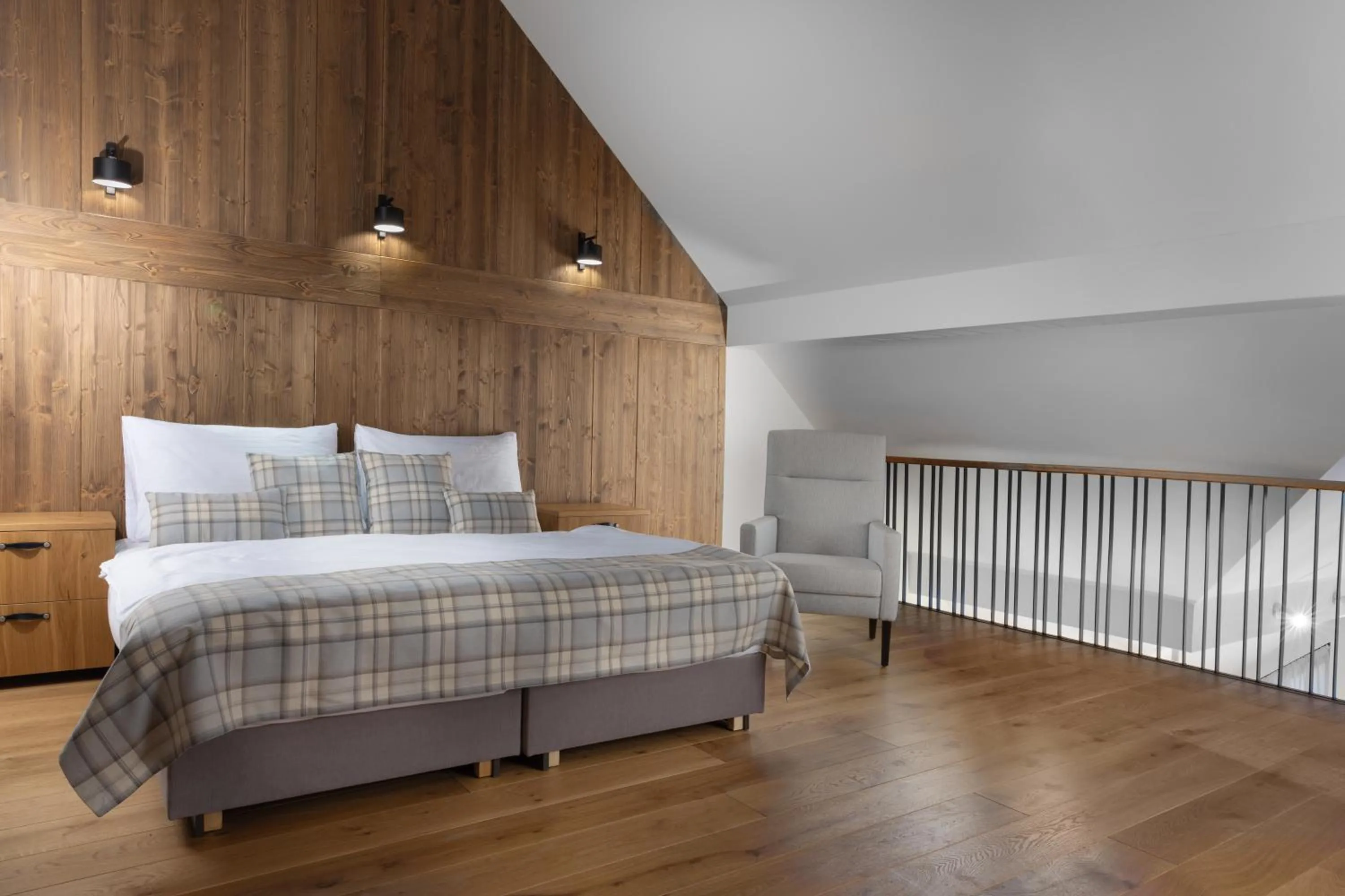 Bed in Aldrov Resort