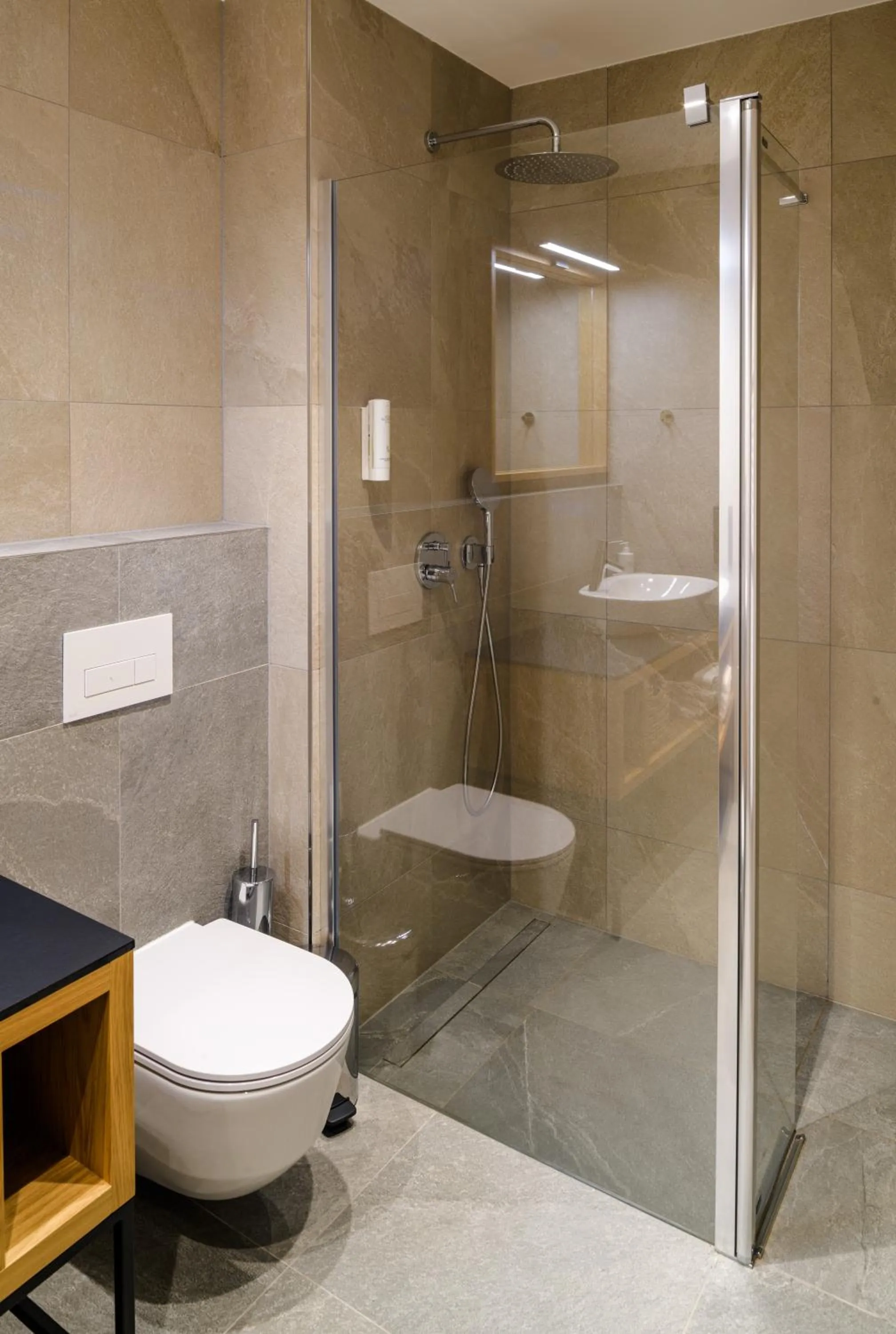 Shower in Aldrov Resort