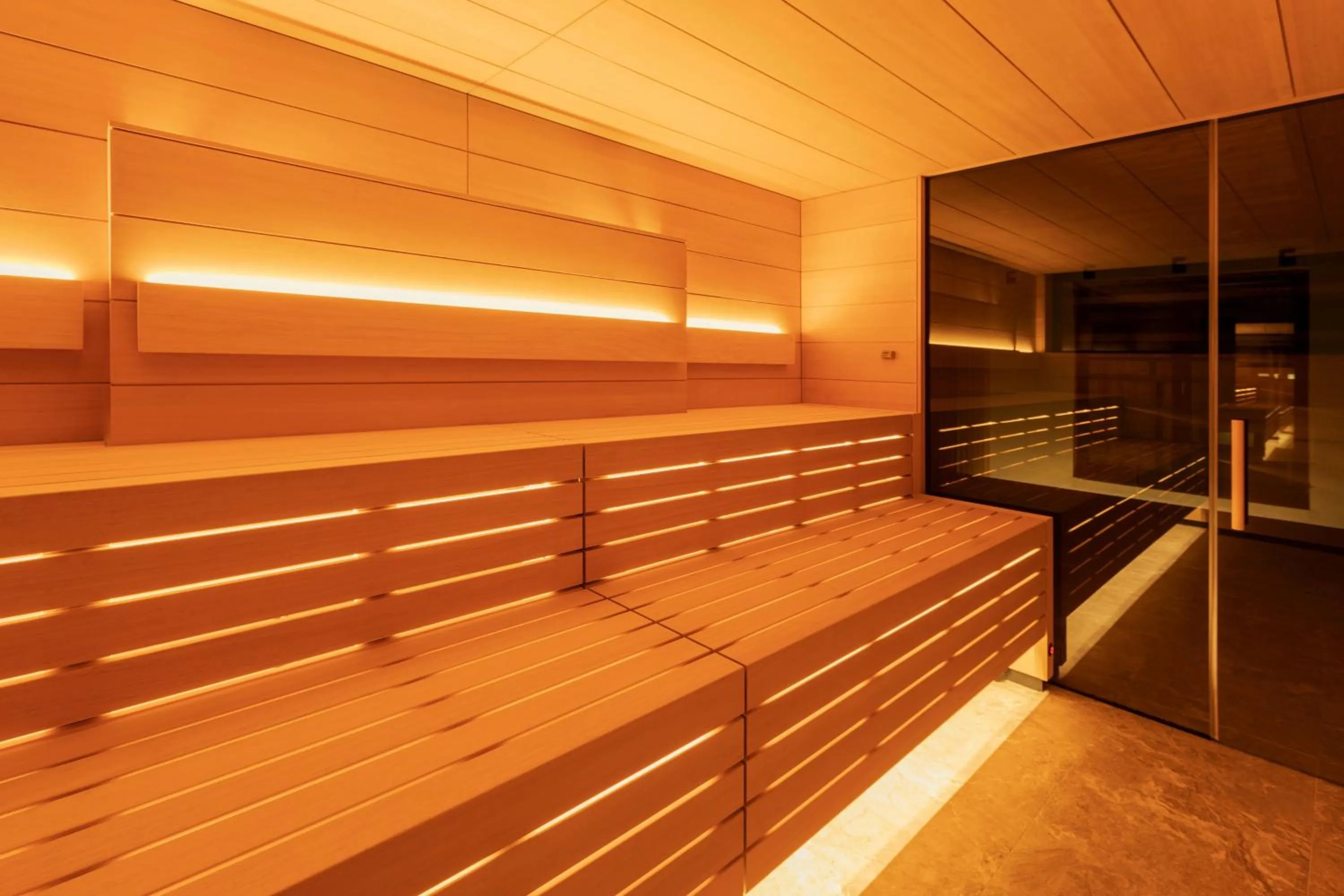 Sauna in Aldrov Resort