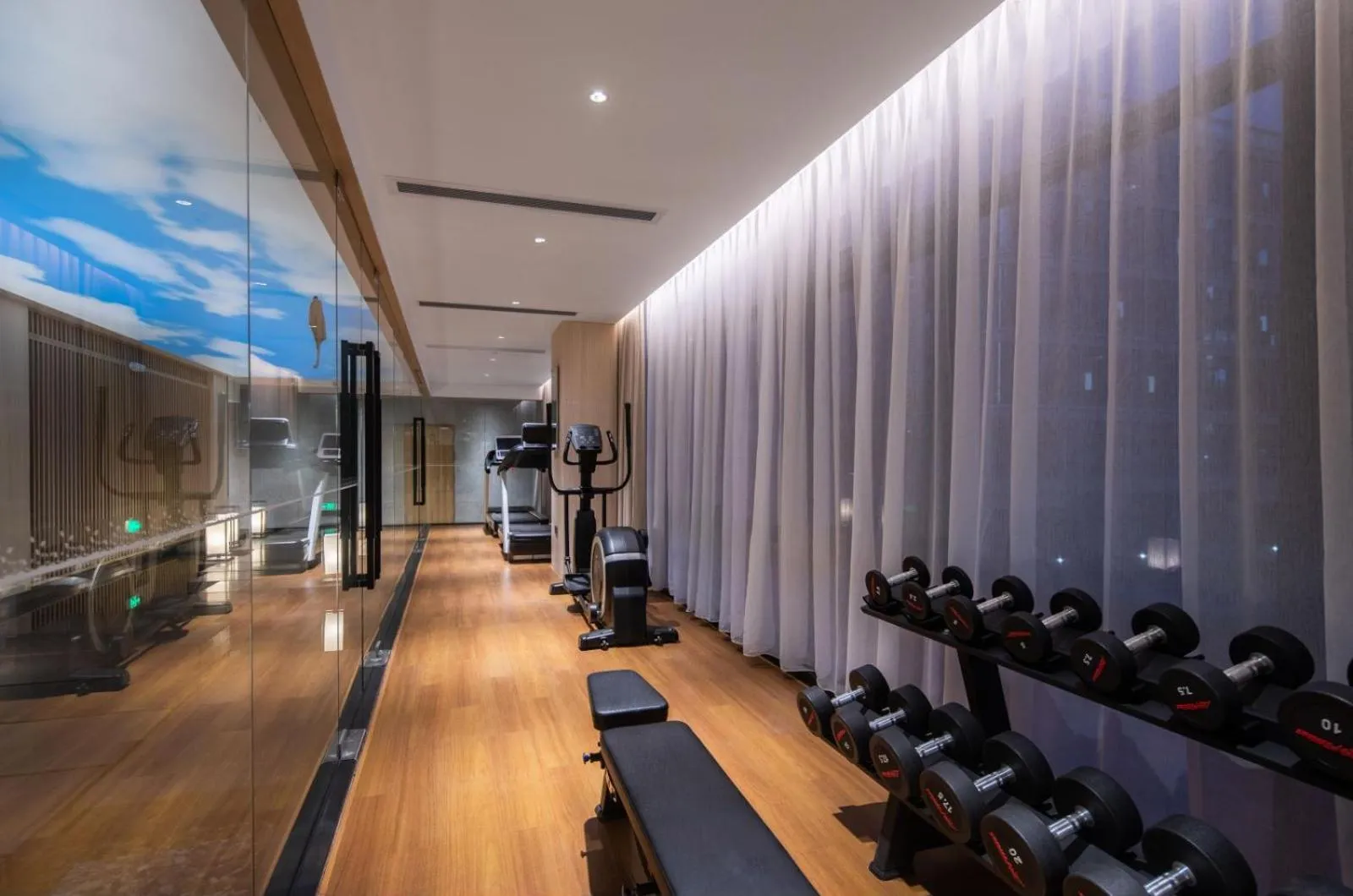 Fitness centre/facilities in GINCO Hotel Guangzhou Baiyun Airport-24 Hour Airport Pick-up and Drop-off Service
