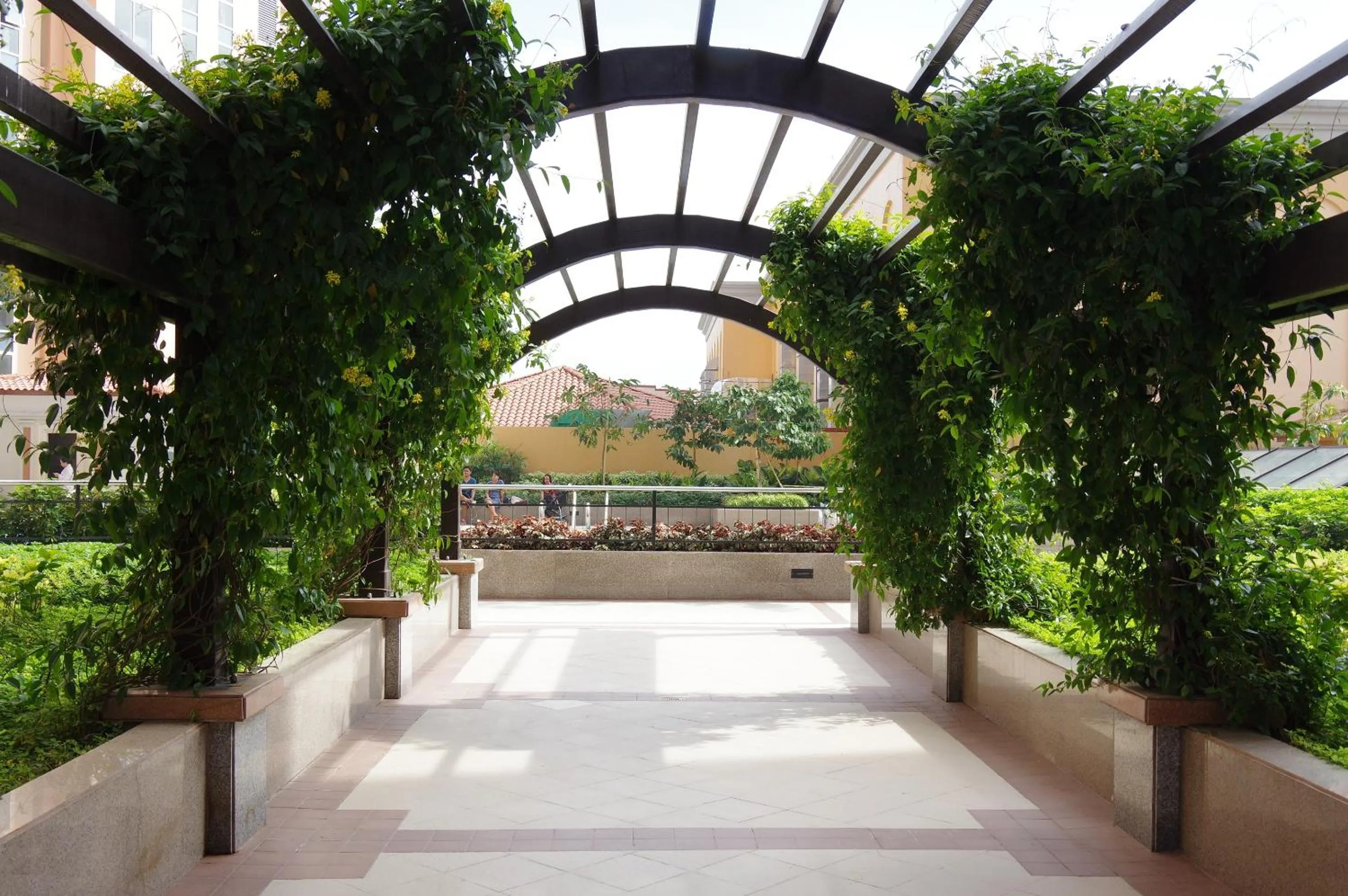 Garden view in Luxe in Venice