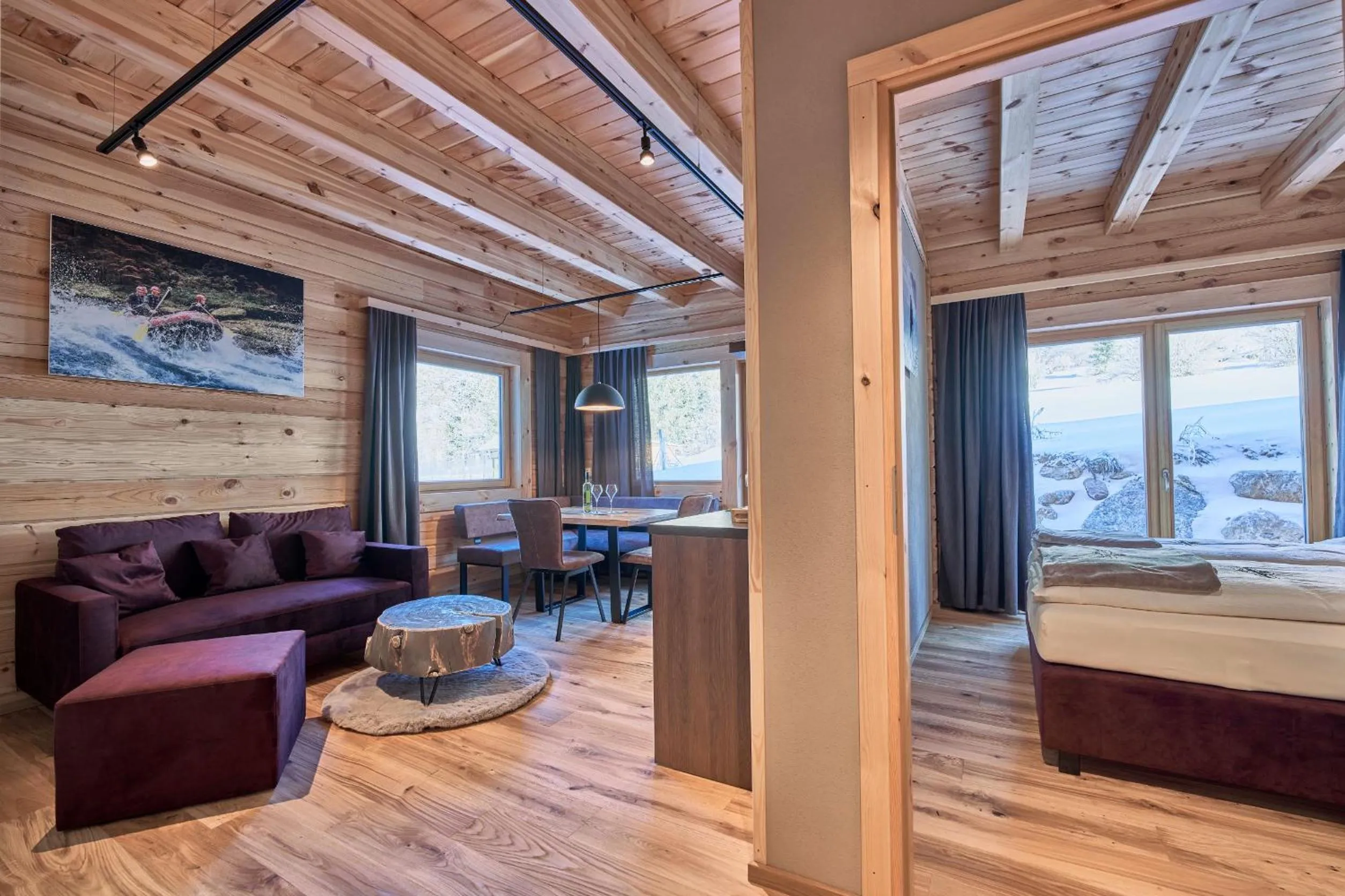 Living room in Xeis Natur Apartments