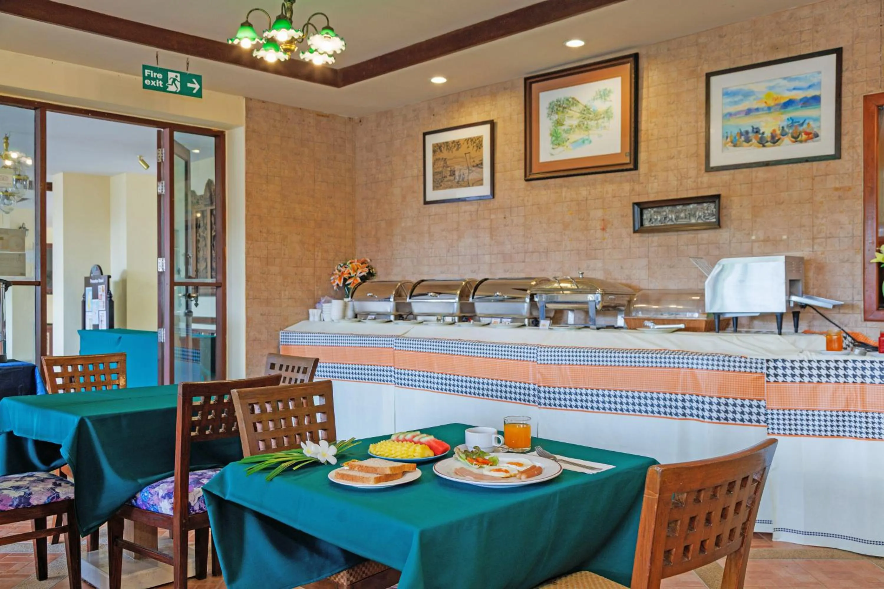 Buffet breakfast in Anyavee Aonang Bay