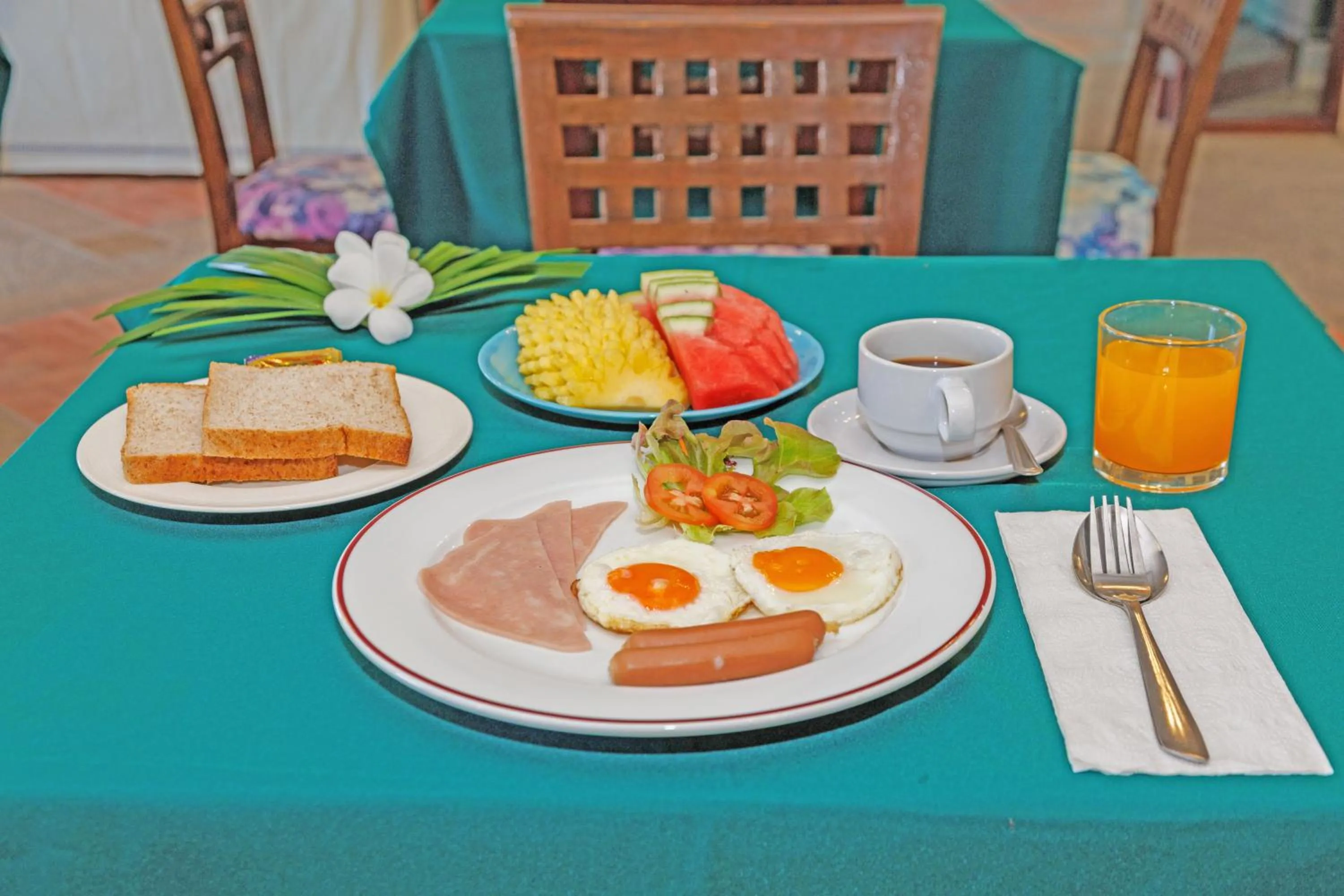 Buffet breakfast in Anyavee Aonang Bay