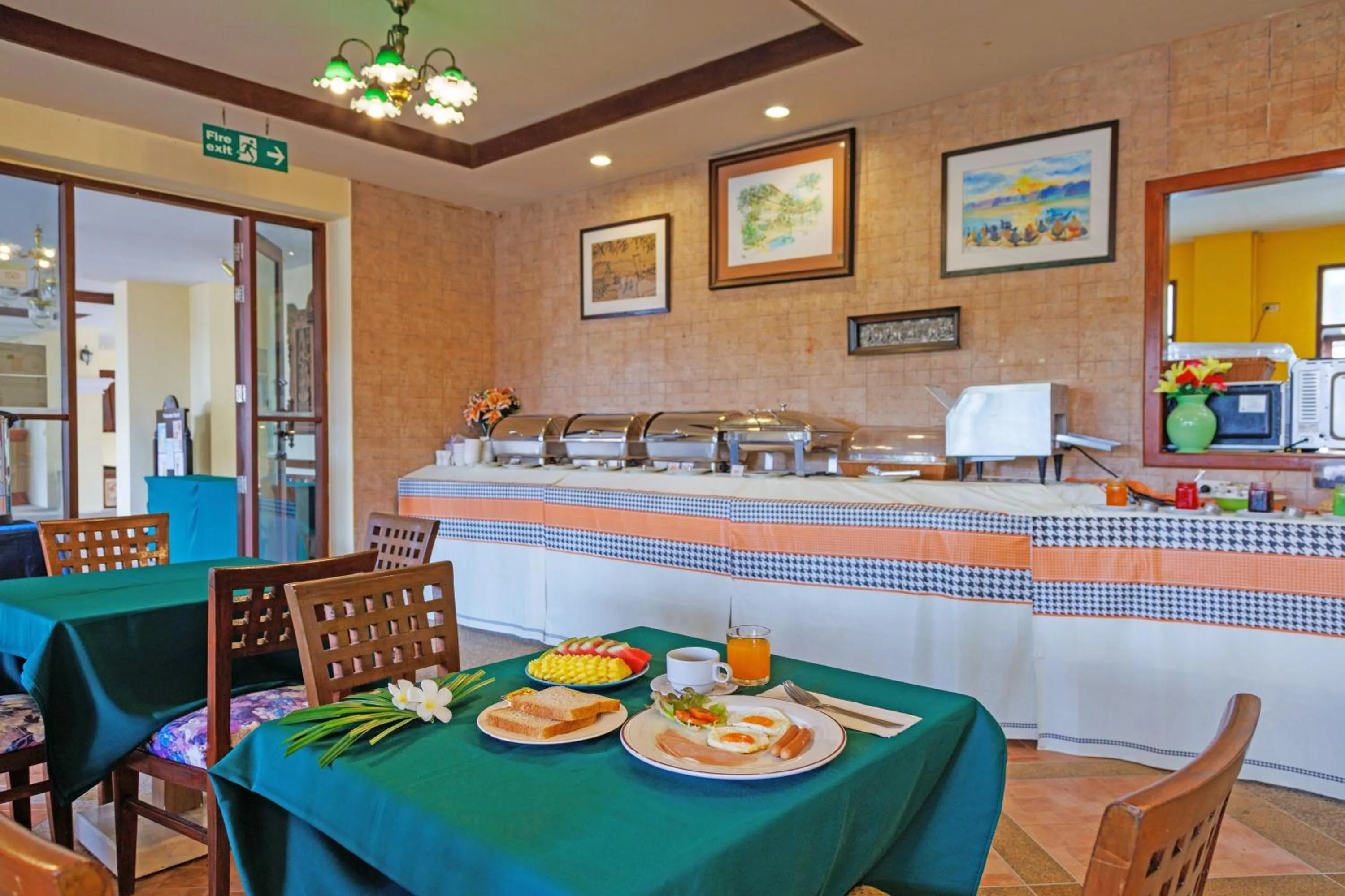 Buffet breakfast in Anyavee Aonang Bay