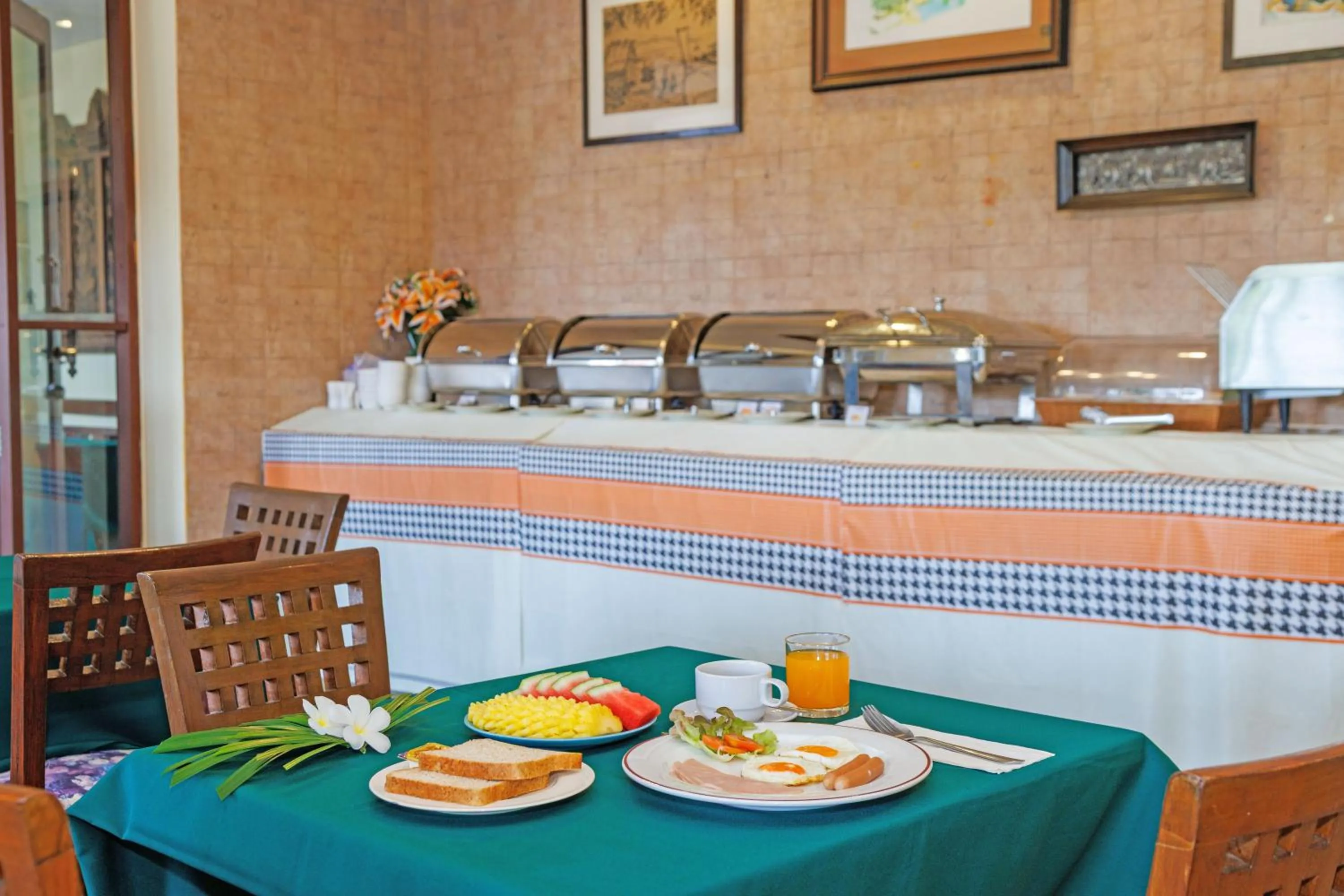 Buffet breakfast in Anyavee Aonang Bay