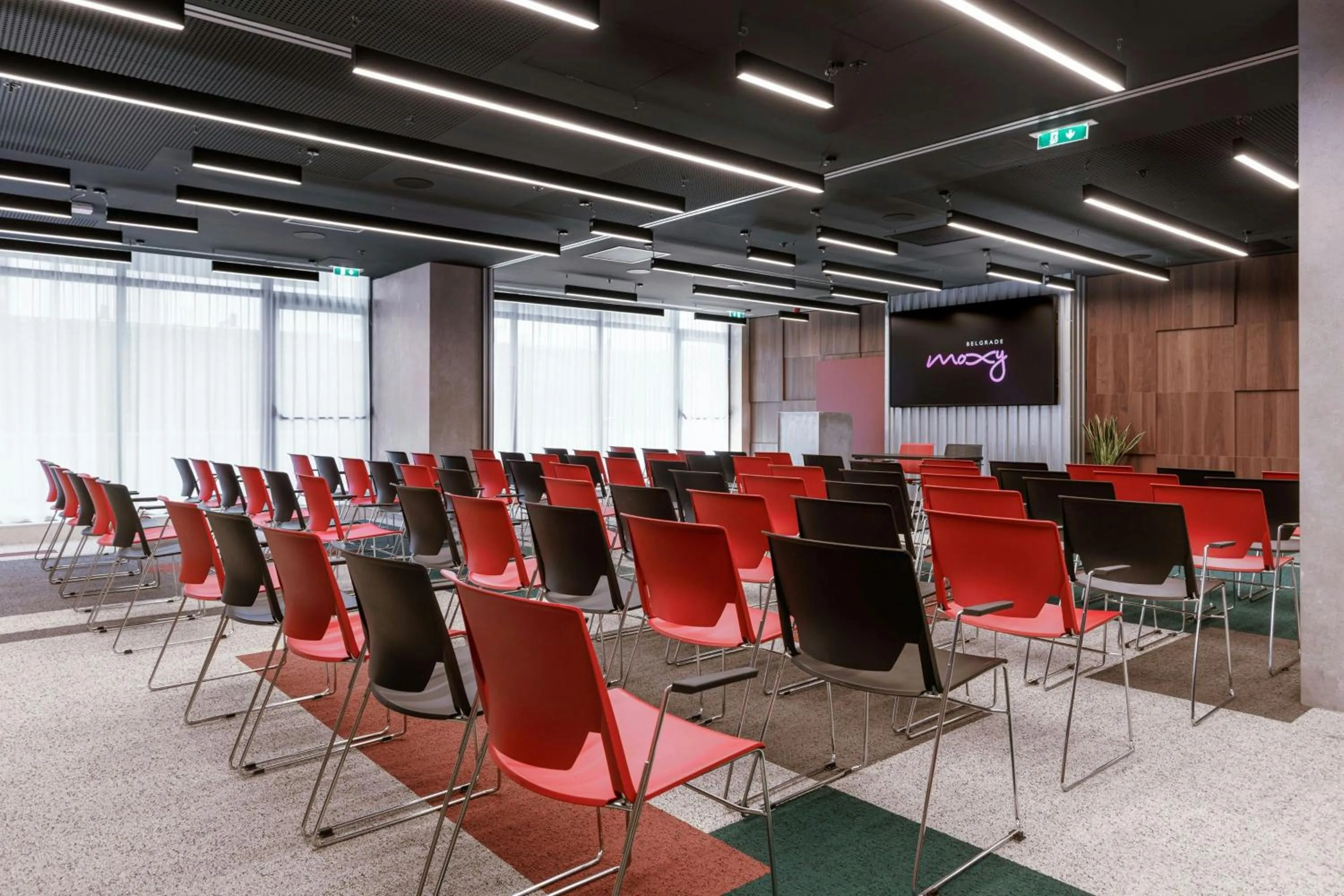 Meeting/conference room in Moxy Belgrade