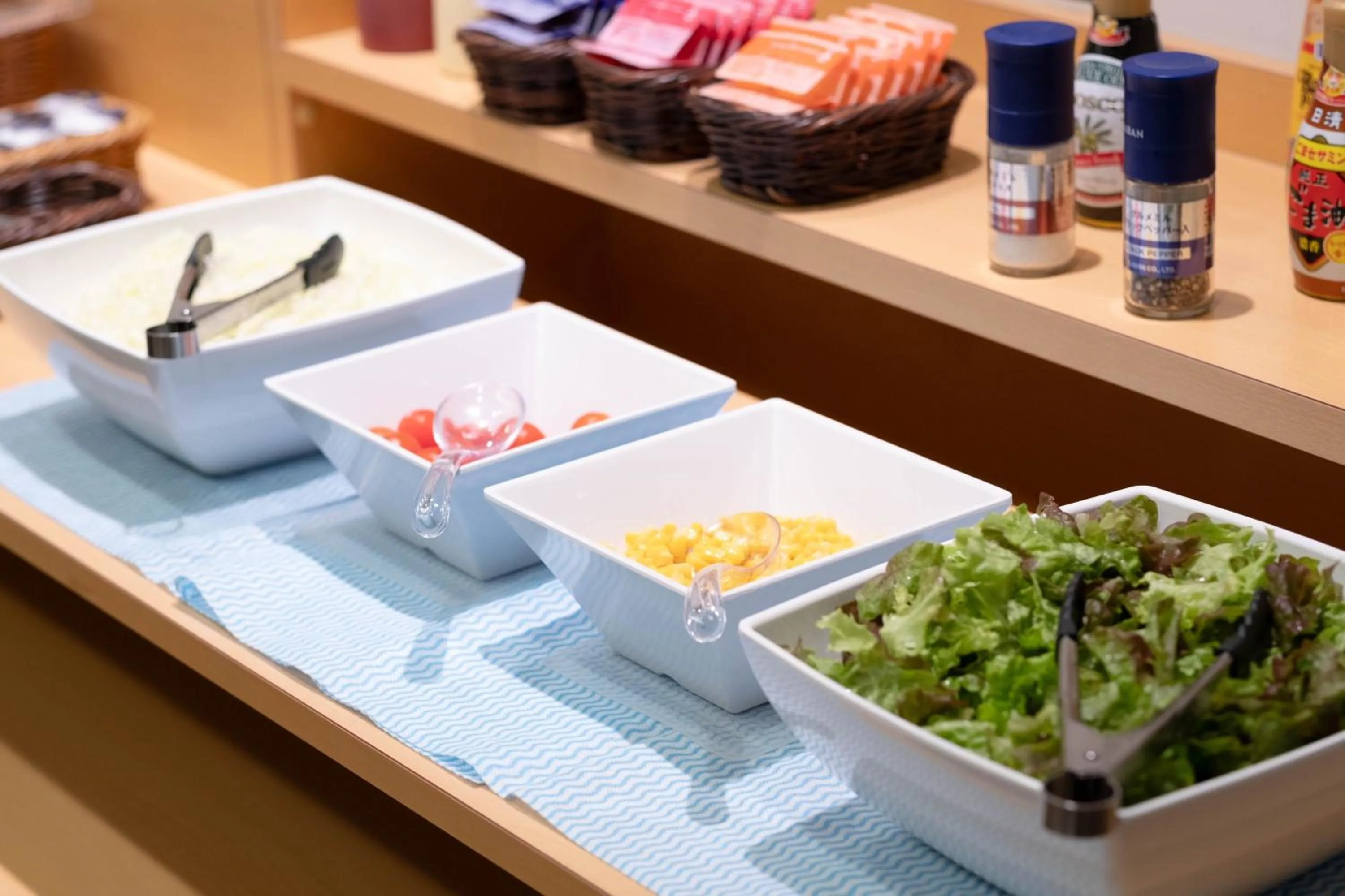 Buffet breakfast in Hotel Sanrriott Osaka Hommachi