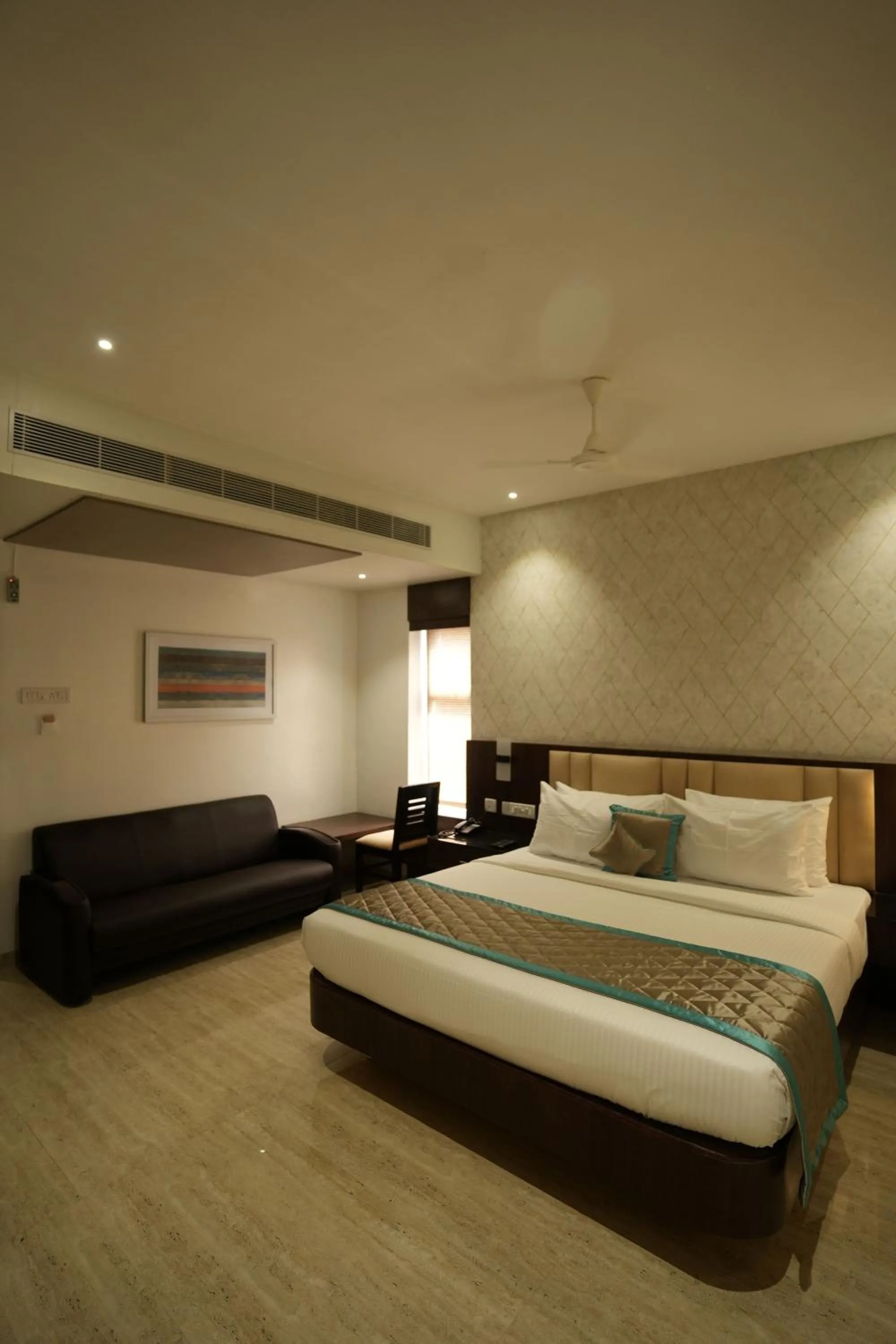 Bed in Sri Ambal Grand