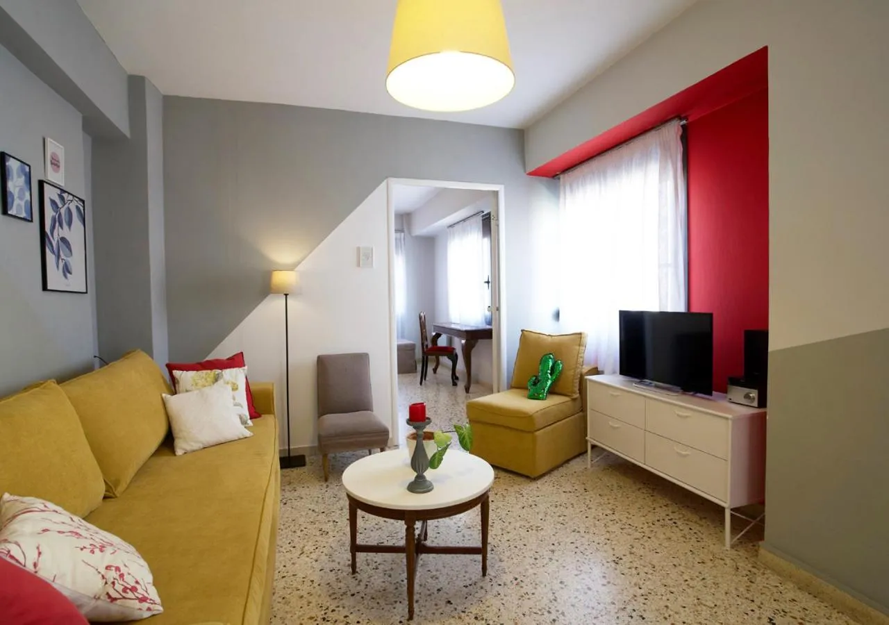 Bed in Live in Athens, PSYRRI Meet Me Here Apartments