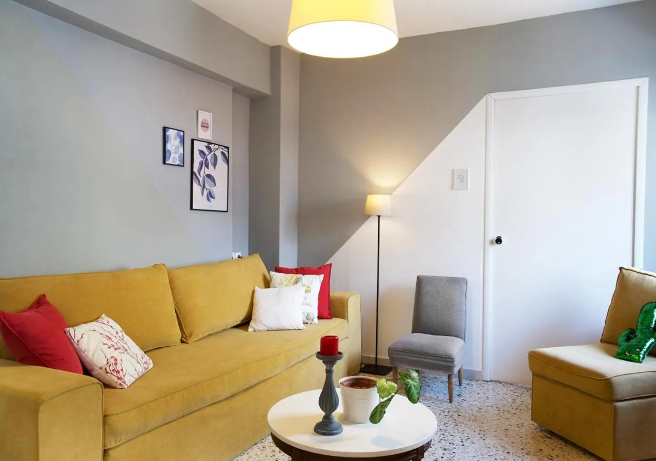 Living room in Live in Athens, PSYRRI Meet Me Here Apartments