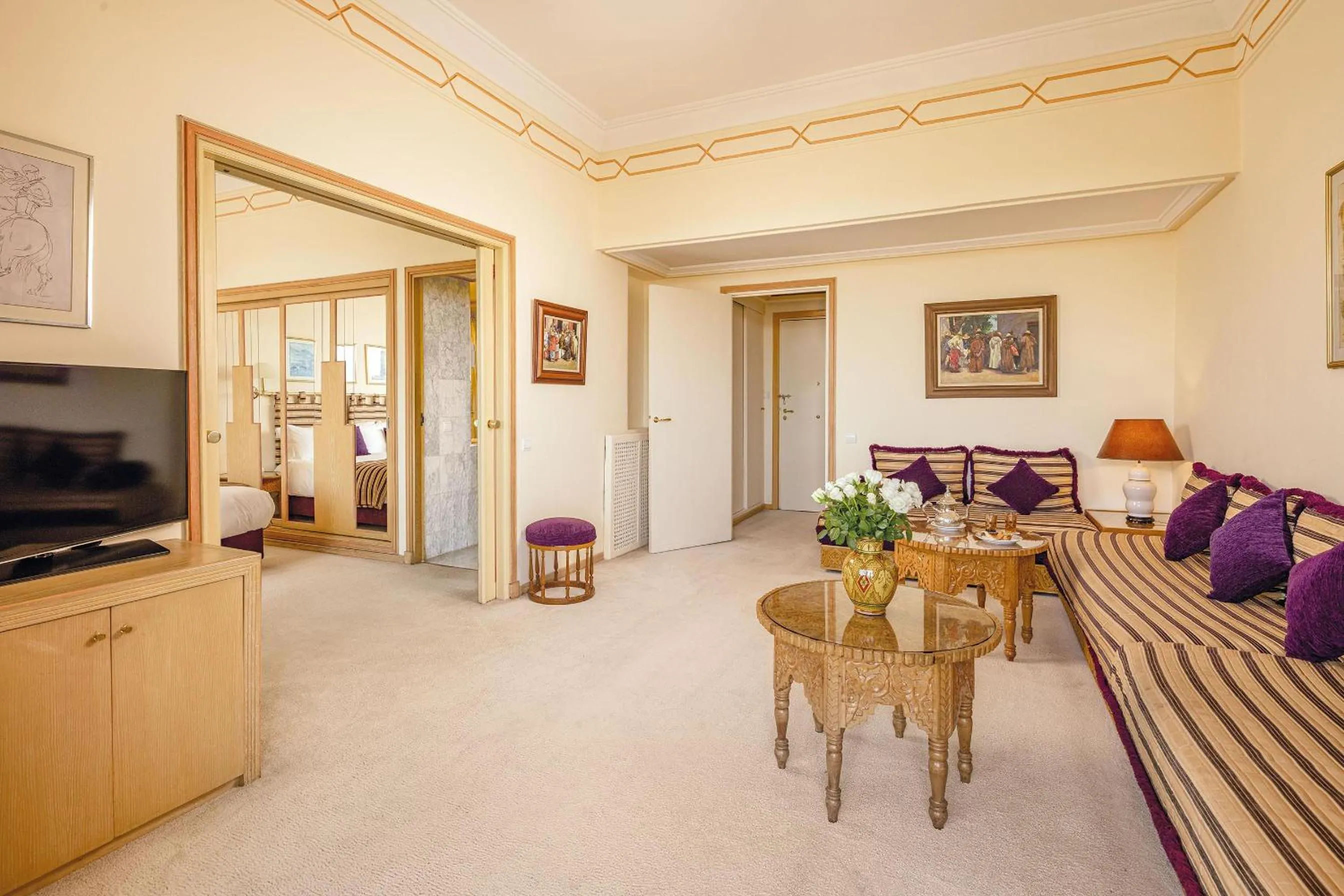 Lobby or reception in Es Saadi Marrakech Resort - Hotel