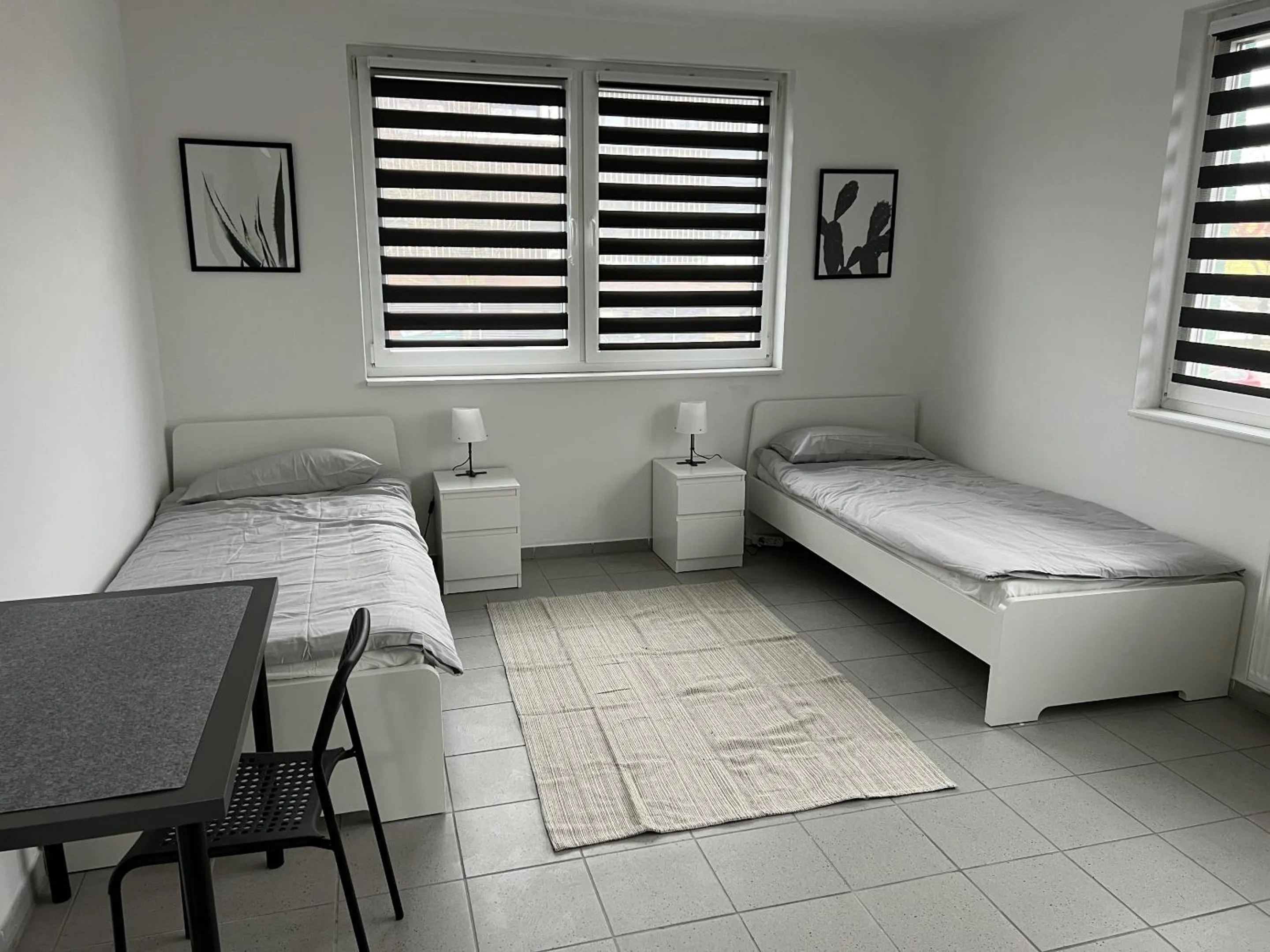 Bedroom, Bed in Aparts Room Hannover Centrum