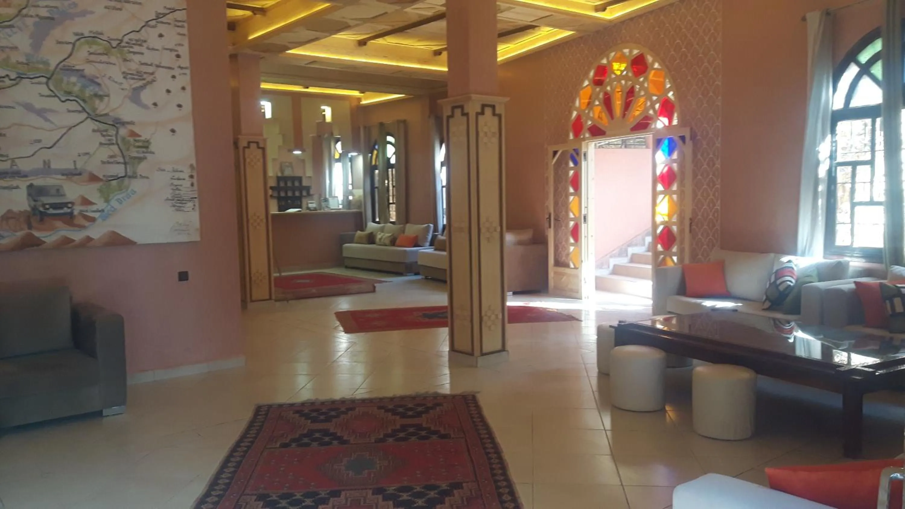 Lobby or reception in Kasbah Sirocco