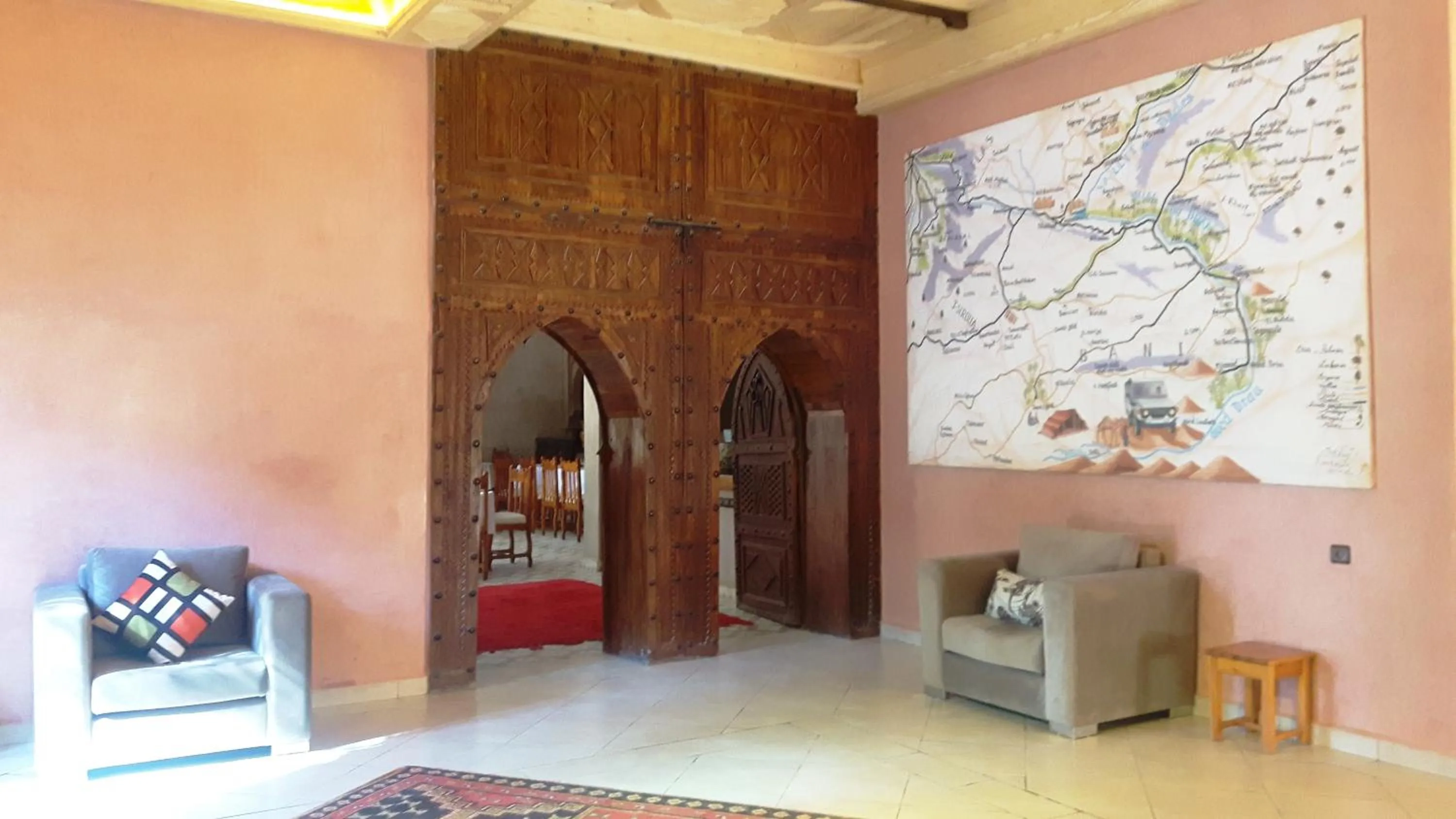 Living room in Kasbah Sirocco