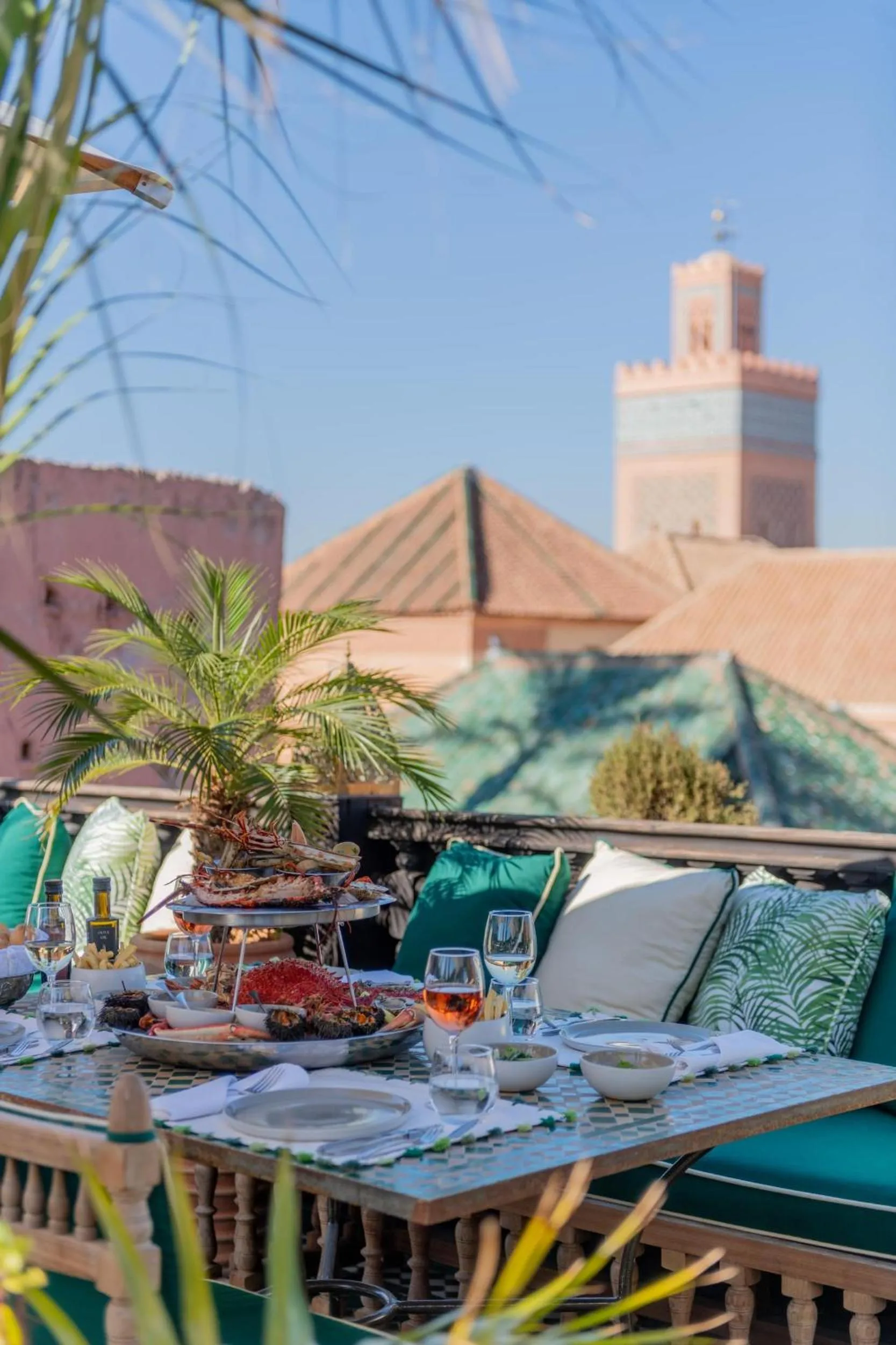 Food and drinks in La Sultana Marrakech