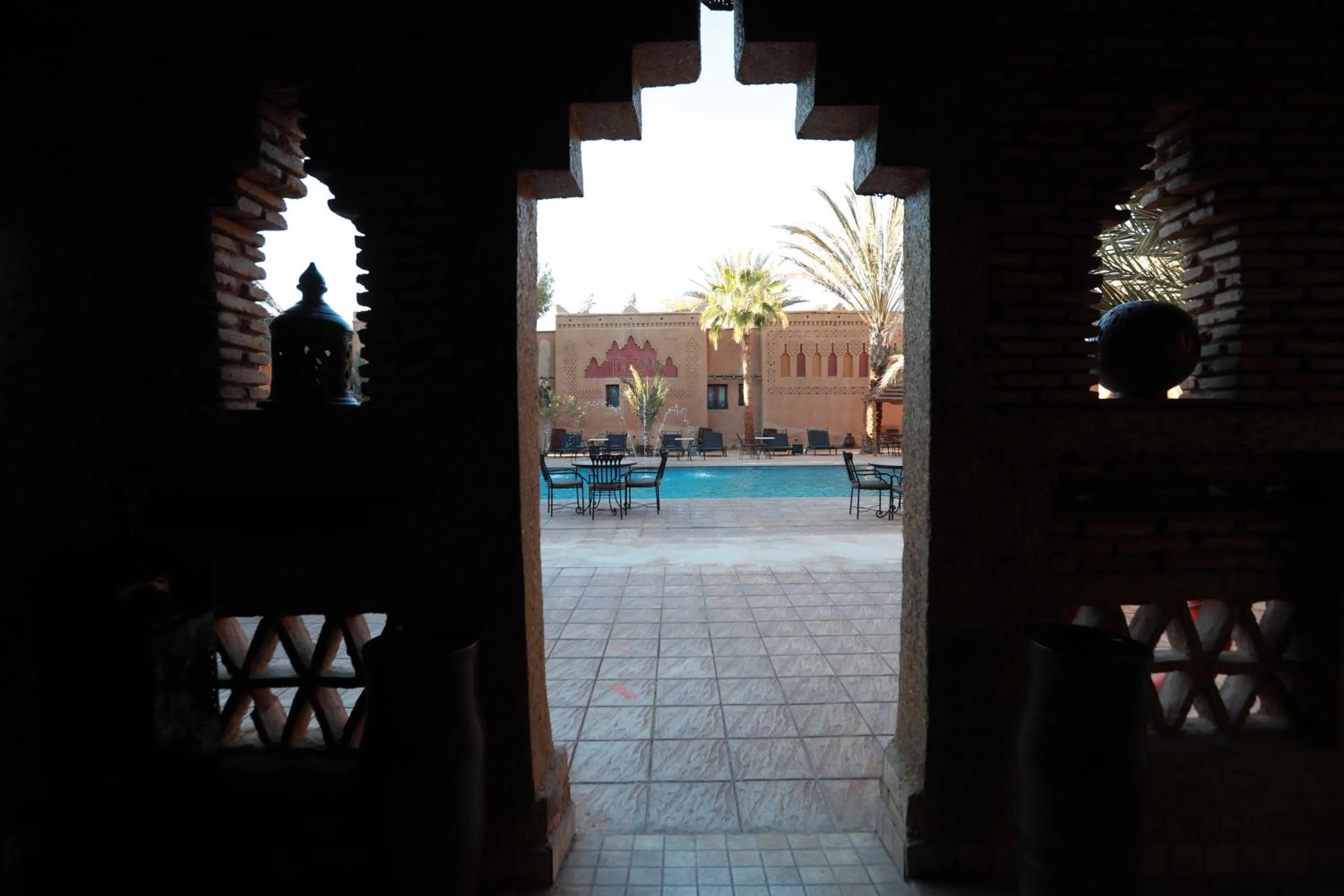 Swimming pool in Kasbah Tizimi