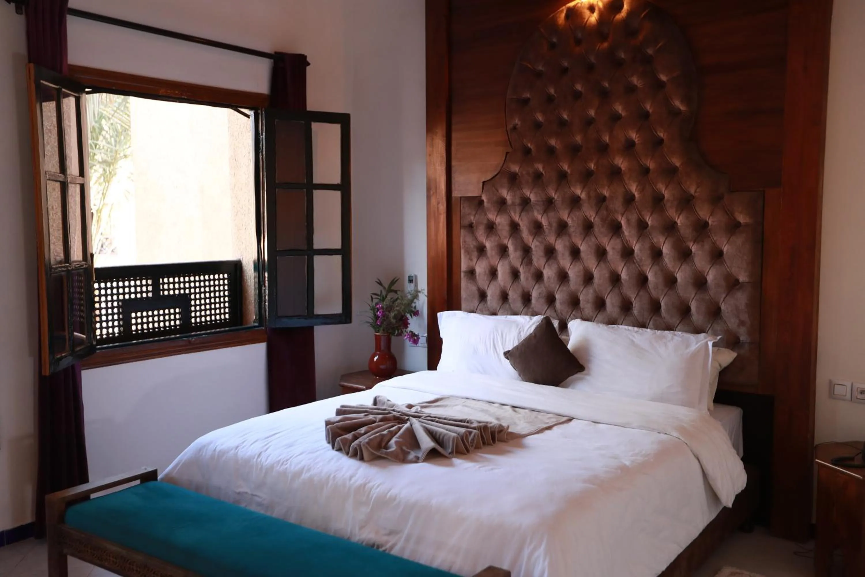 Bed in Kasbah Tizimi