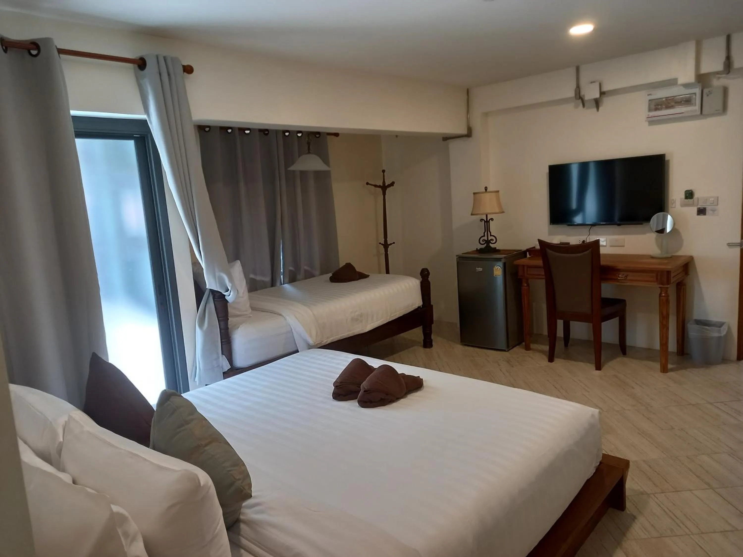 Bed in Valentier Cafe and Hotel