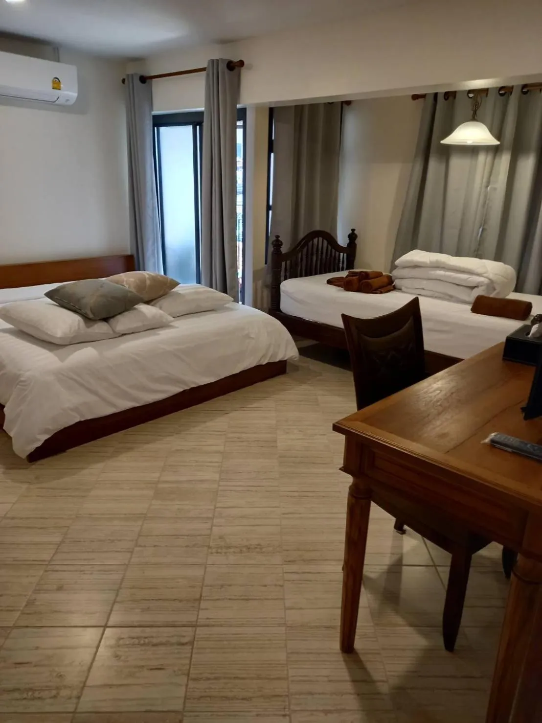 Bed in Valentier Cafe and Hotel