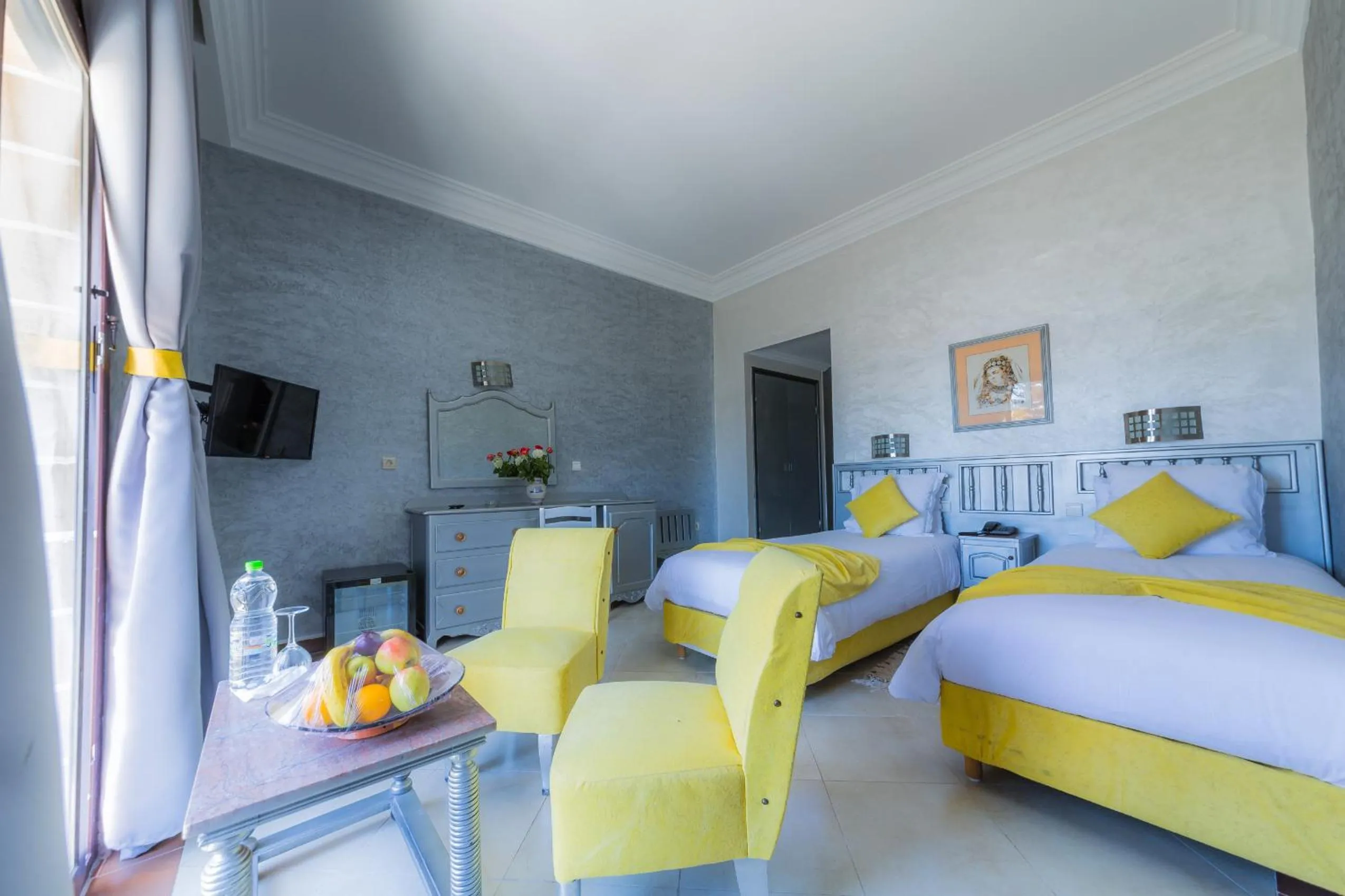 Bed in Hôtel Des Iles