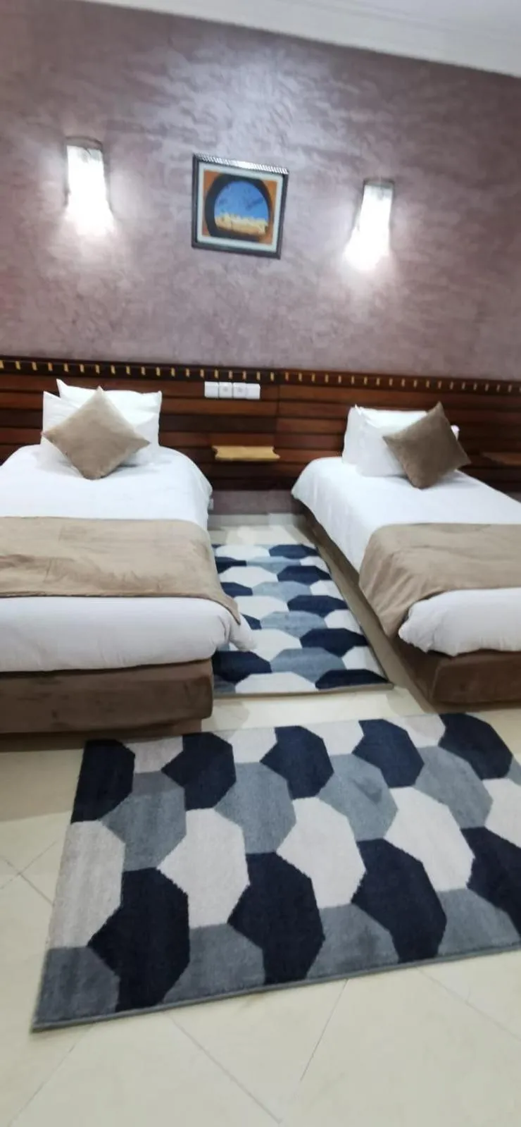 Bed in Hôtel Des Iles