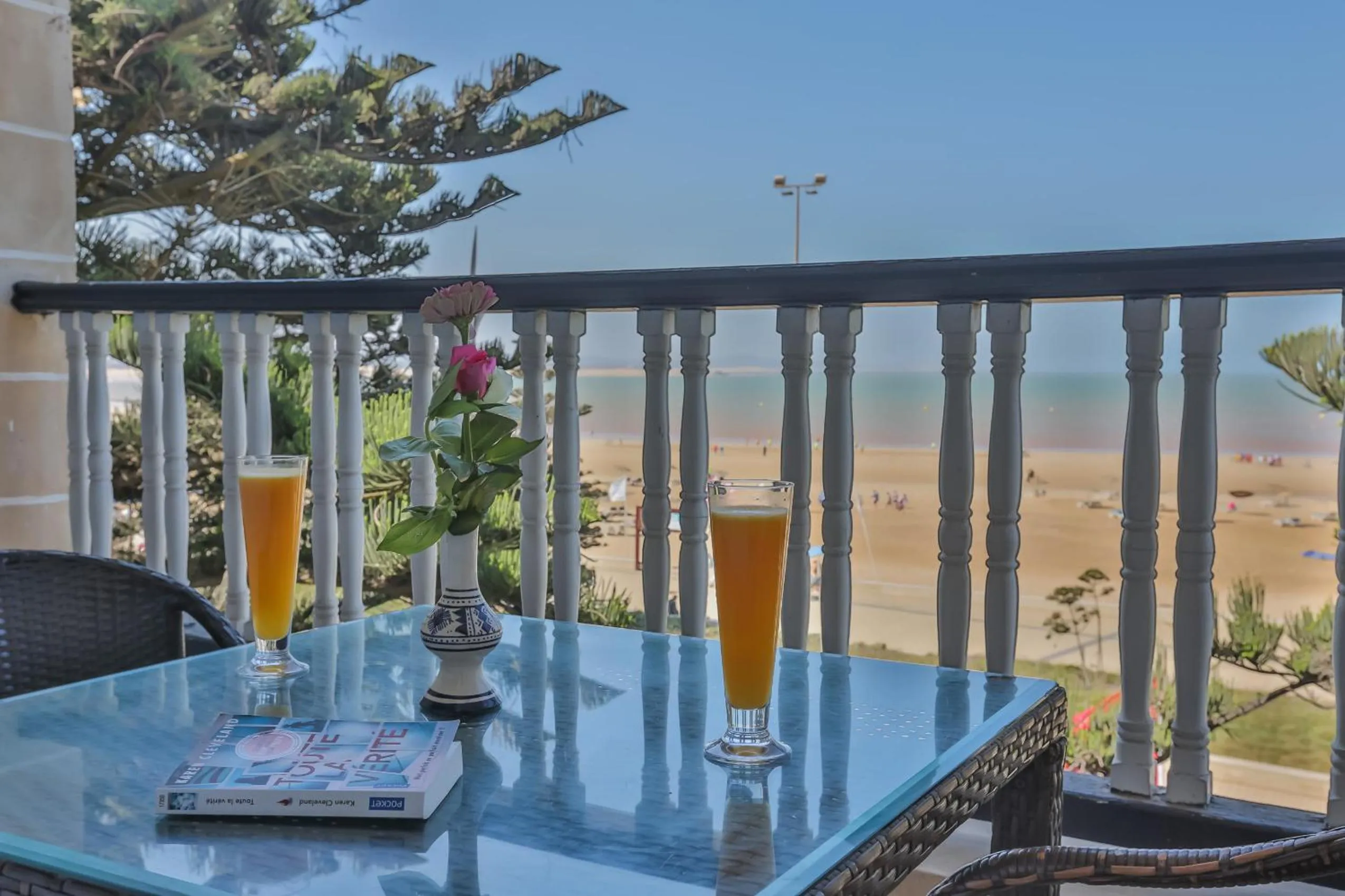 Patio in Hôtel Des Iles