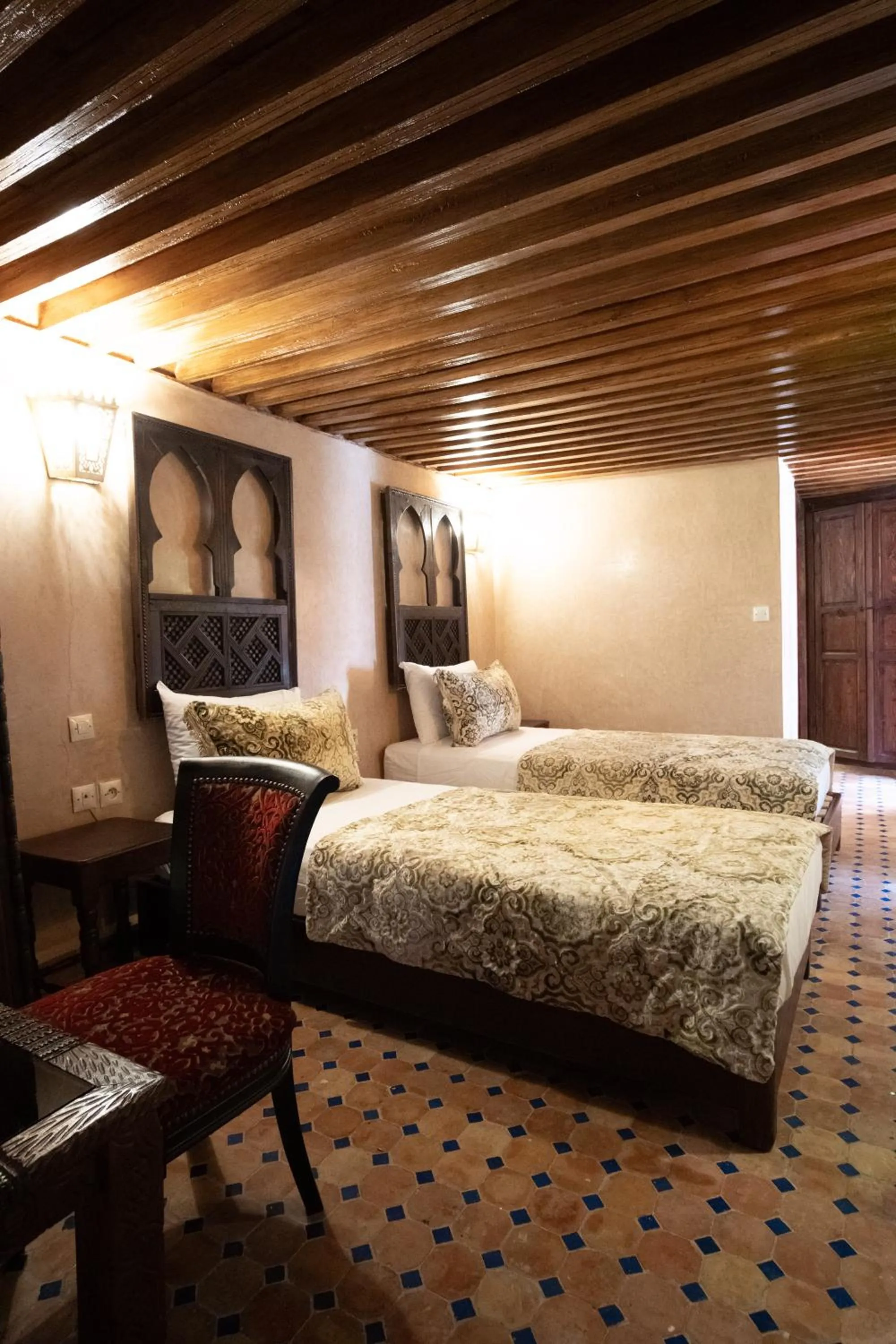 Bed in Riad Dar Laura