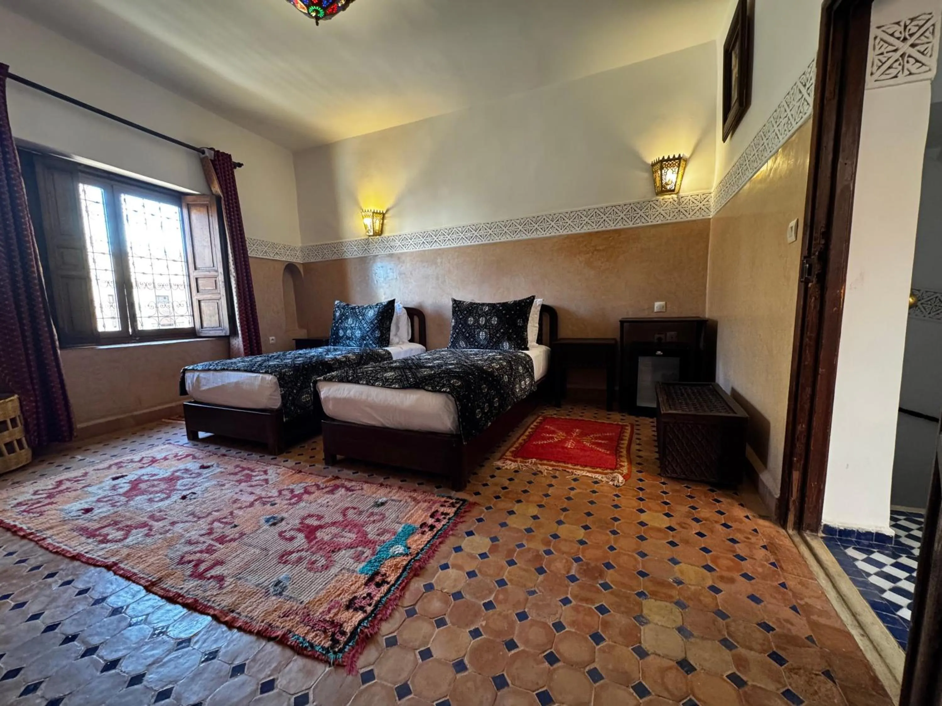 Bed in Riad Dar Laura