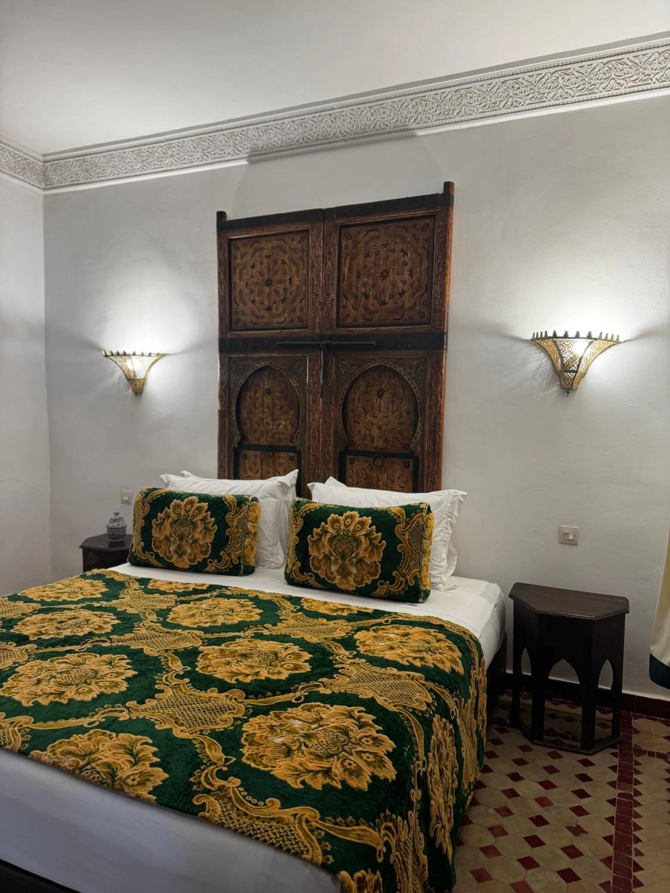 Bed in Riad Dar Laura