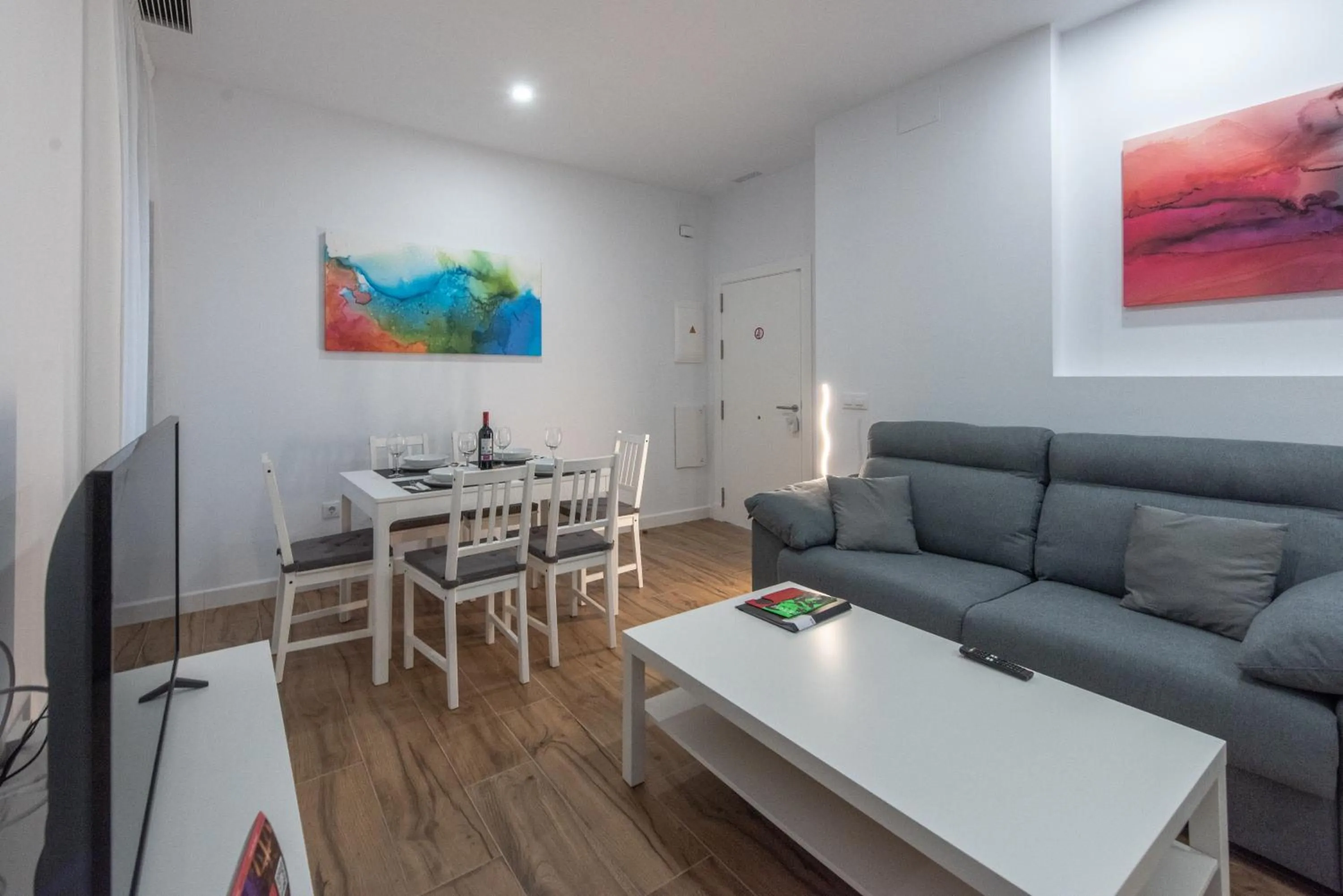 Living room in Apartamentos Santa María 15