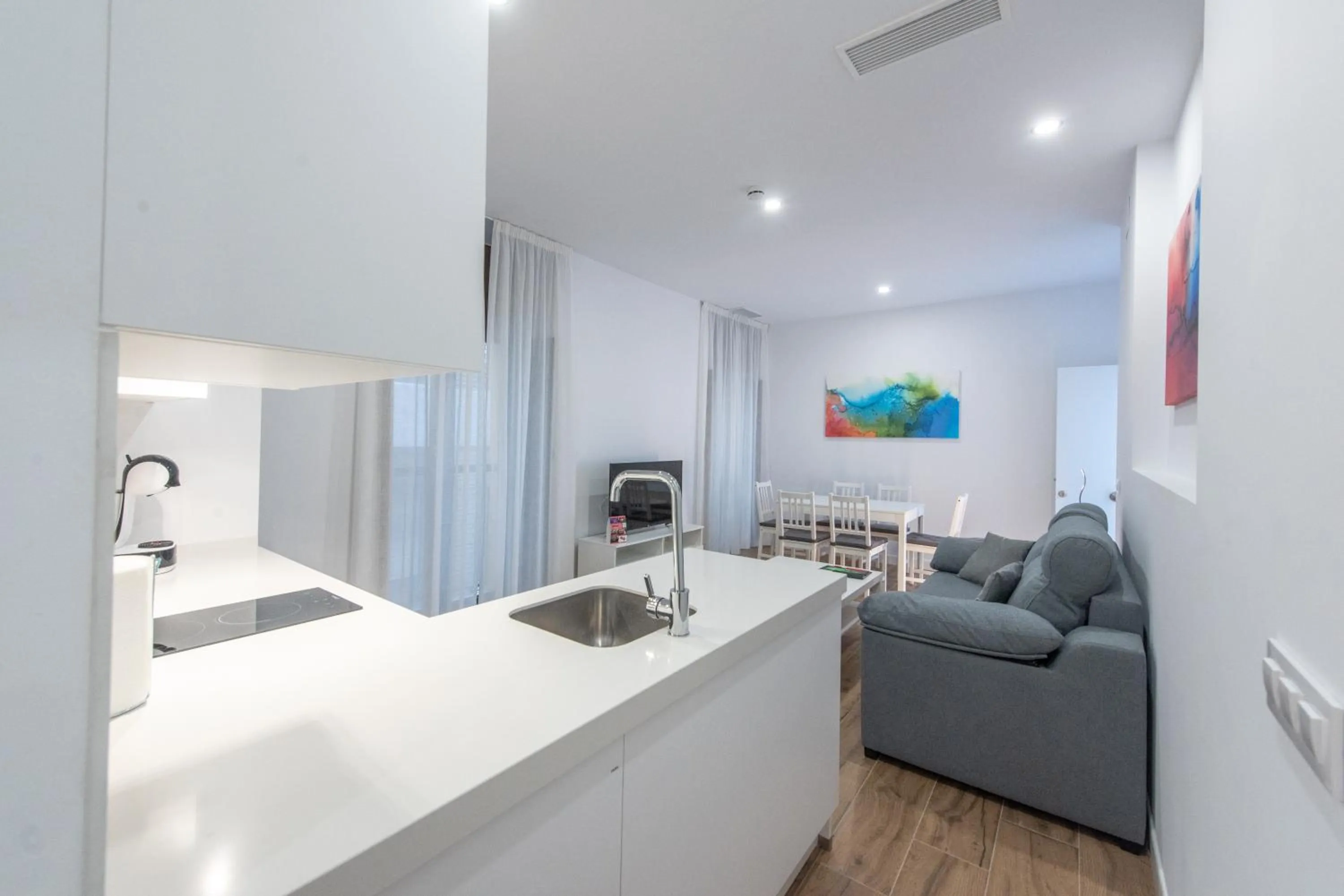 Living room in Apartamentos Santa María 15