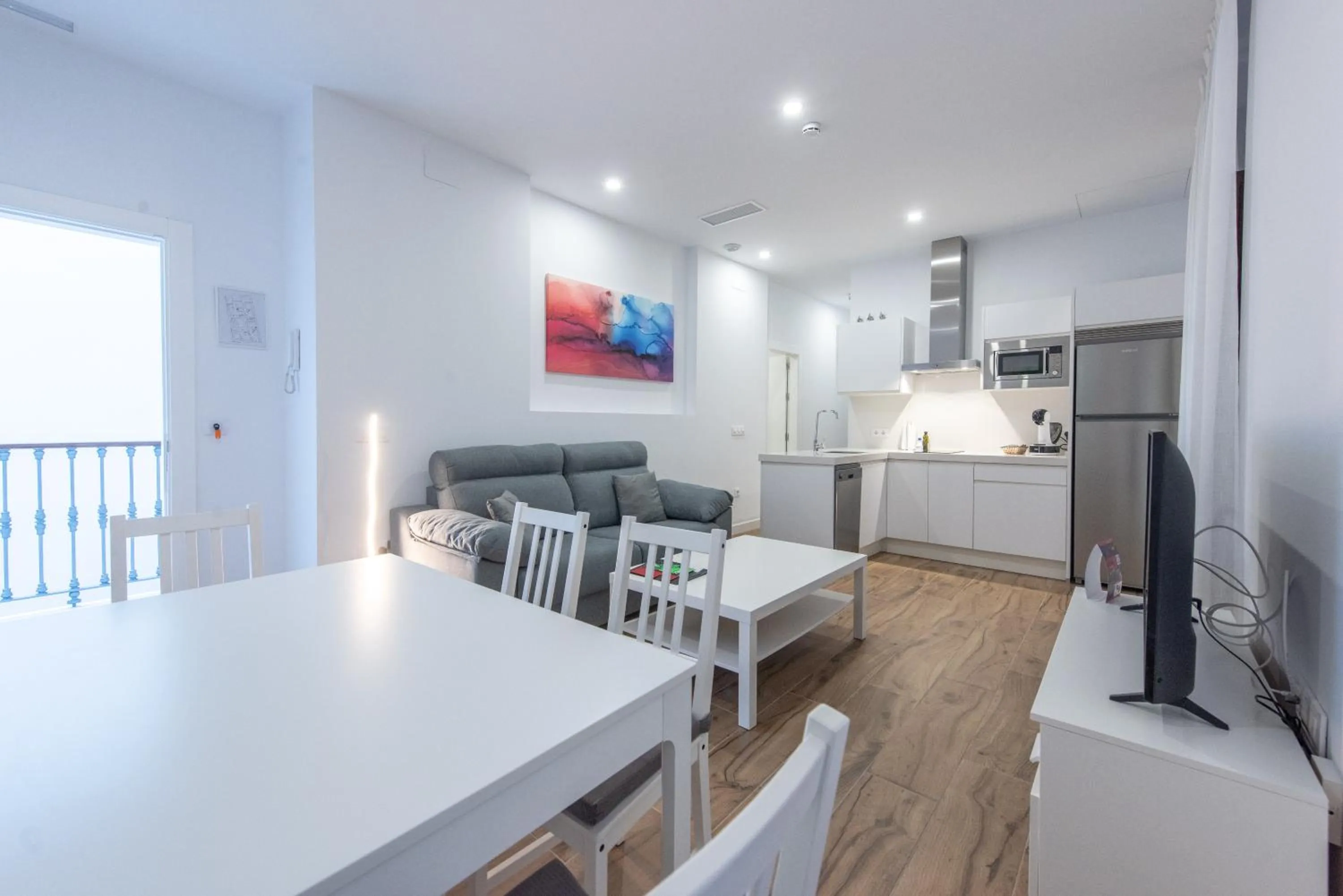 Living room in Apartamentos Santa María 15