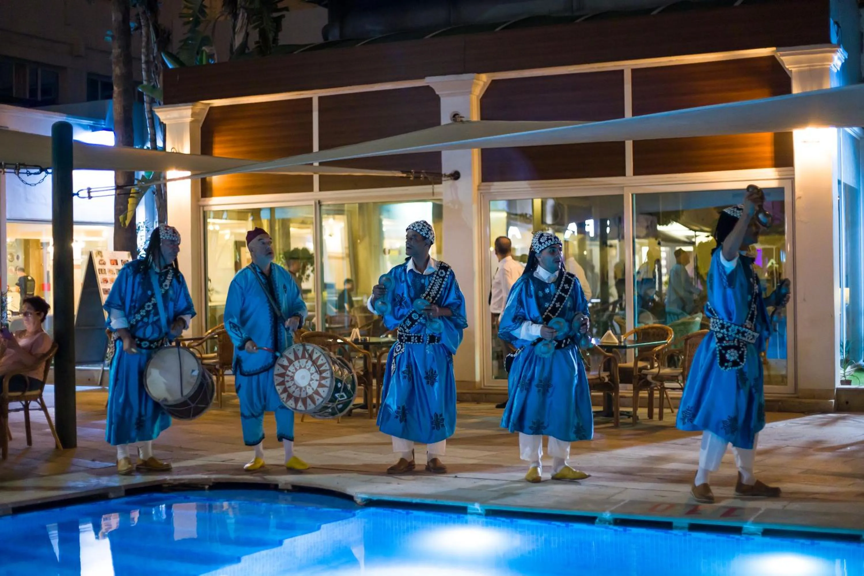 Swimming pool in El Oumnia Puerto & Spa