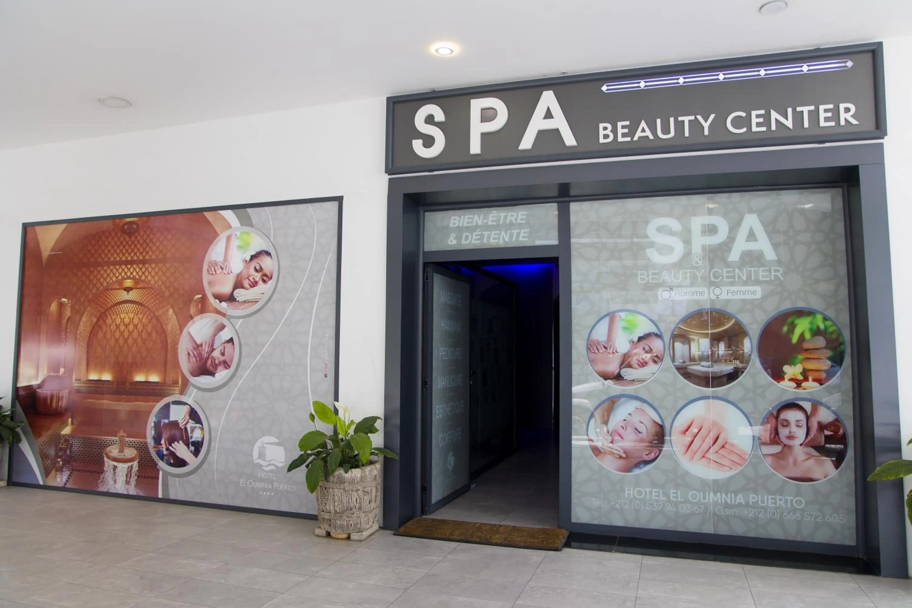 Spa and wellness centre/facilities in El Oumnia Puerto & Spa