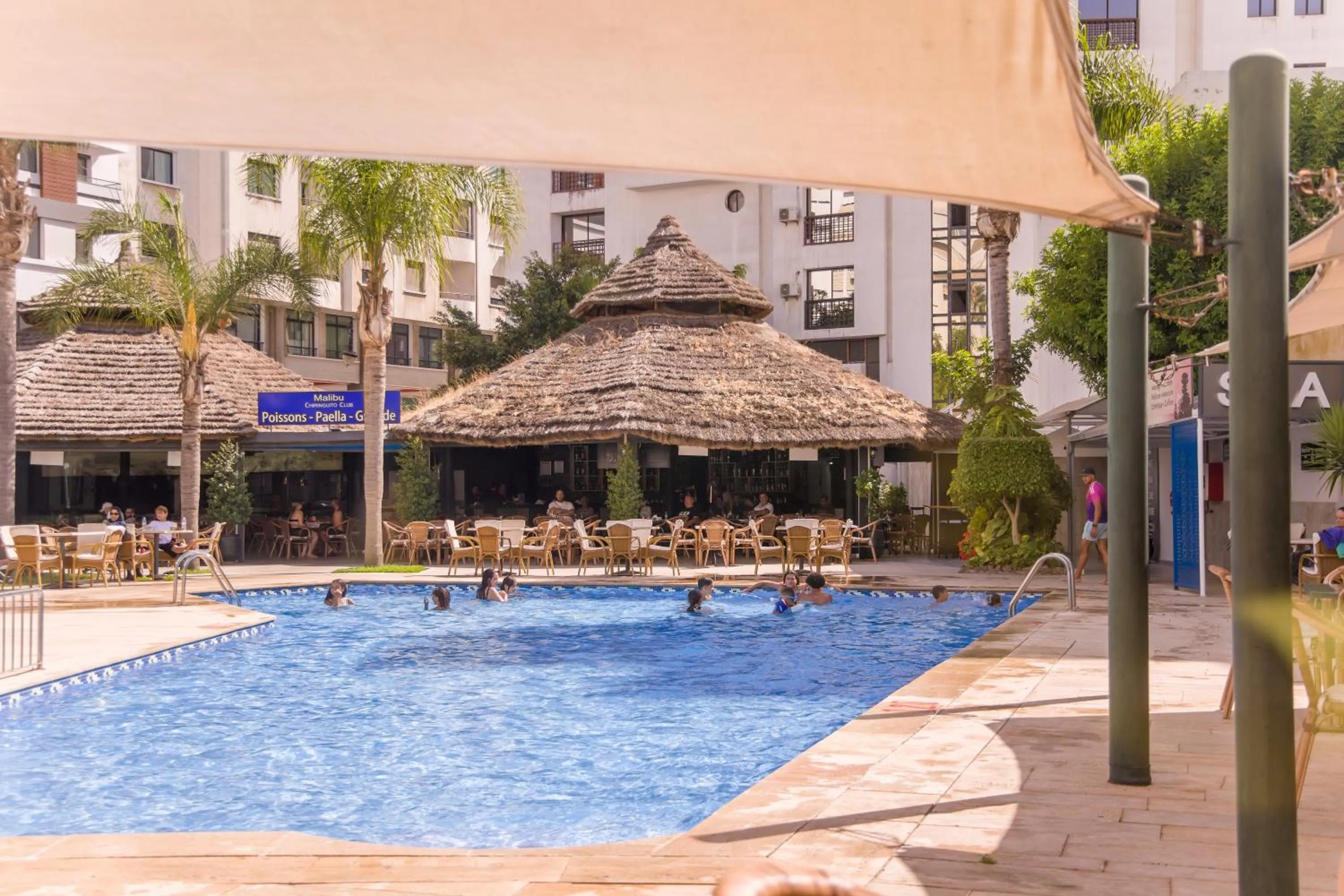 Swimming pool in El Oumnia Puerto & Spa