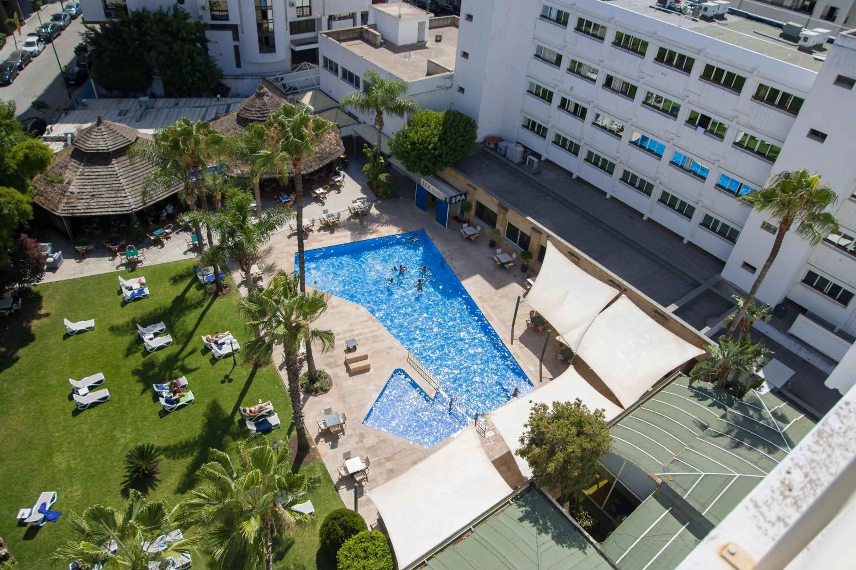 Swimming pool in El Oumnia Puerto & Spa